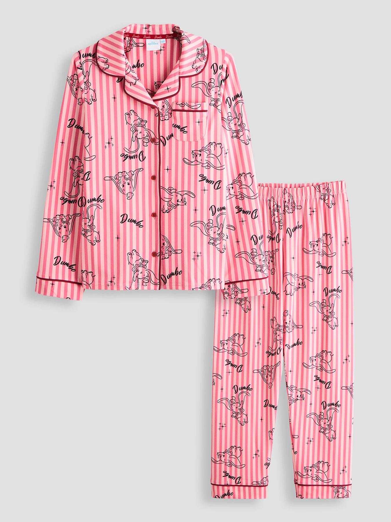 Image 2 of 6 of The Very Collection Disney Dumbo Mini Me Button Down Pyjama - Red