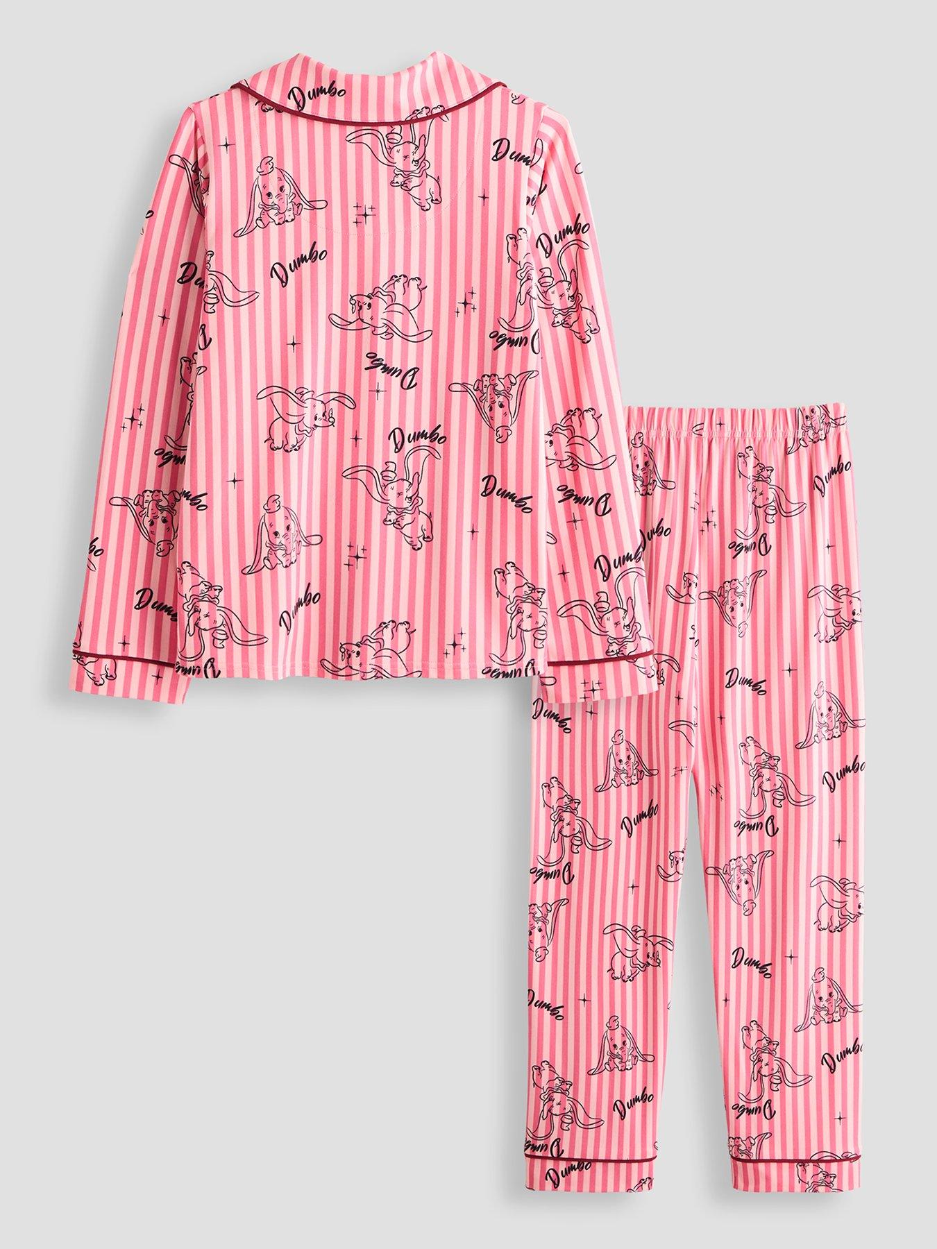 Image 3 of 6 of The Very Collection Disney Dumbo Mini Me Button Down Pyjama - Red