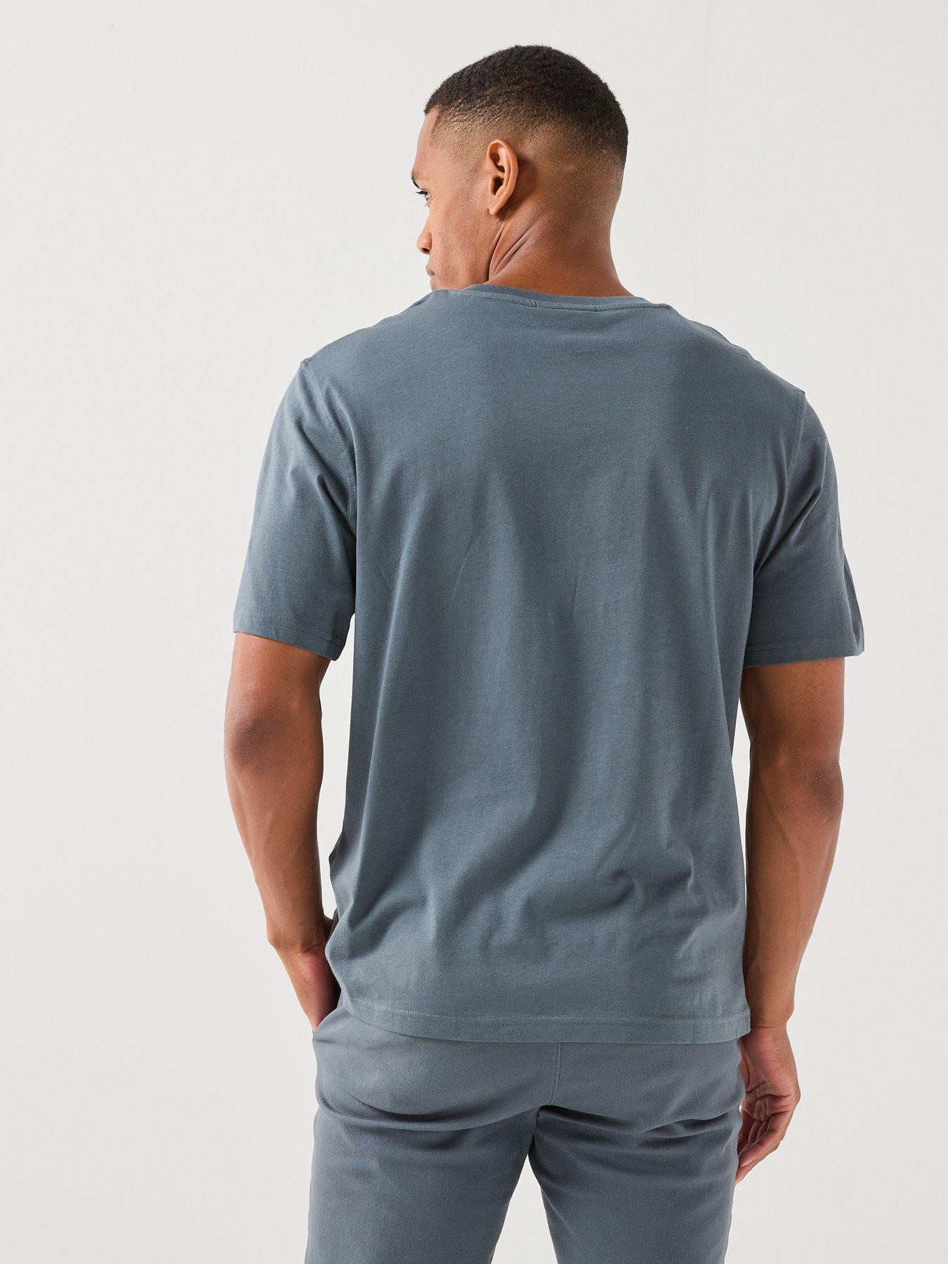 Image 2 of 6 of Jack & Jones Star Crew Neck T-Shirt - Dark Blue
