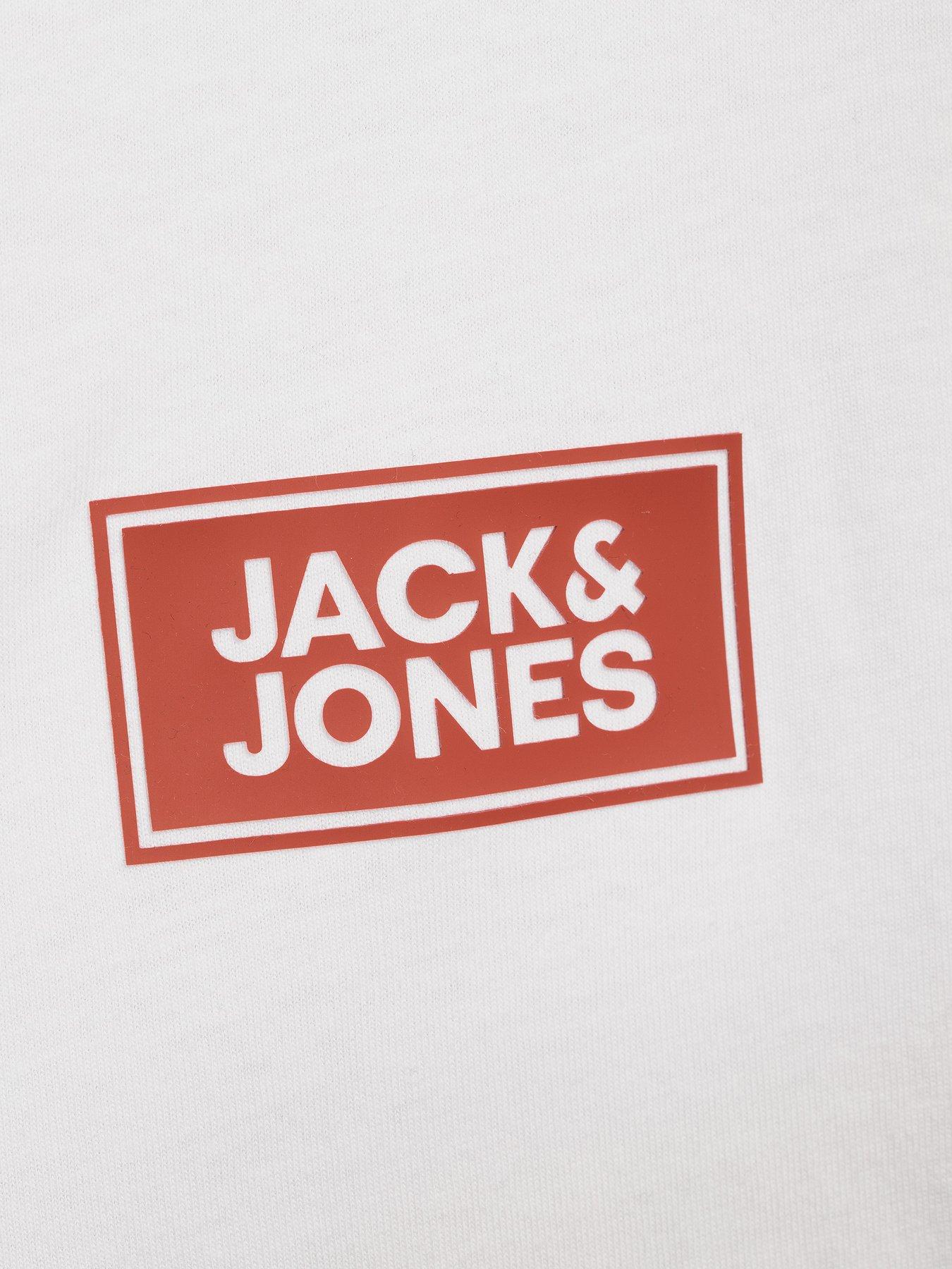Image 5 of 6 of Jack & Jones Plus Rush T-Shirt Hoodie Set - Blue