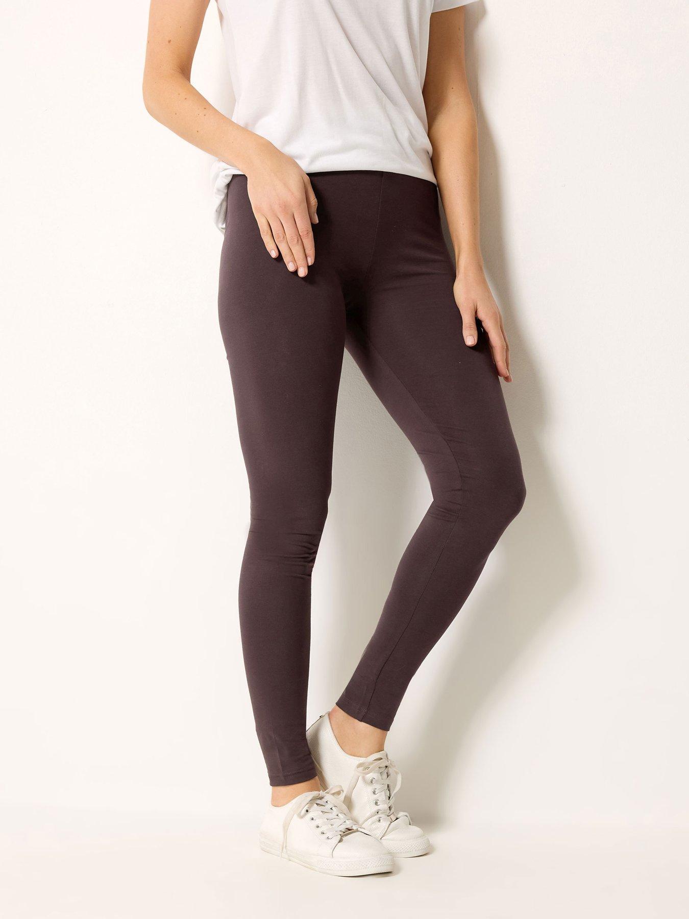 Long Tall Sally Cotton Elastic Legging Regular - Brown
