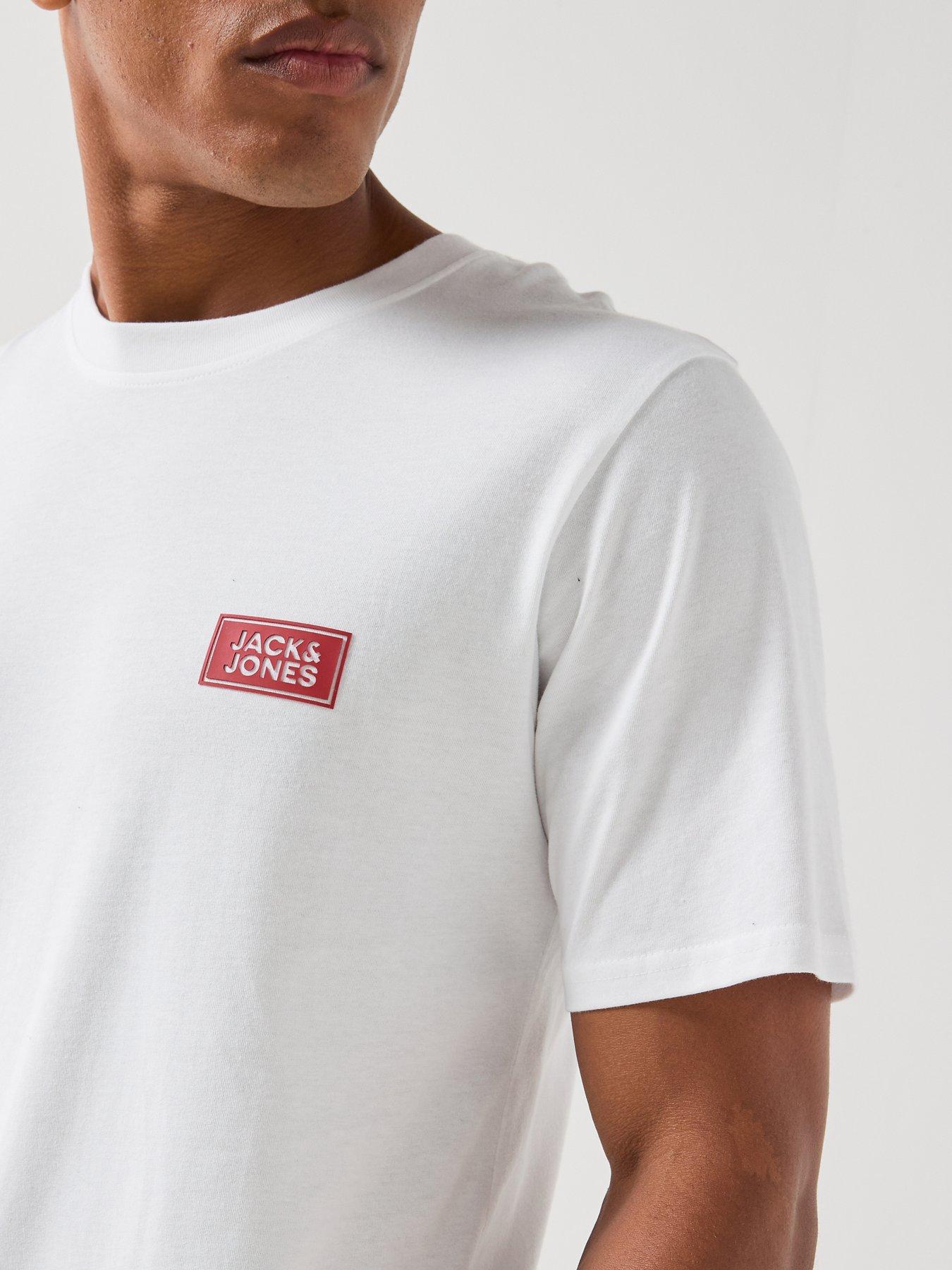 Image 4 of 5 of Jack & Jones Rush T-Shirt - White