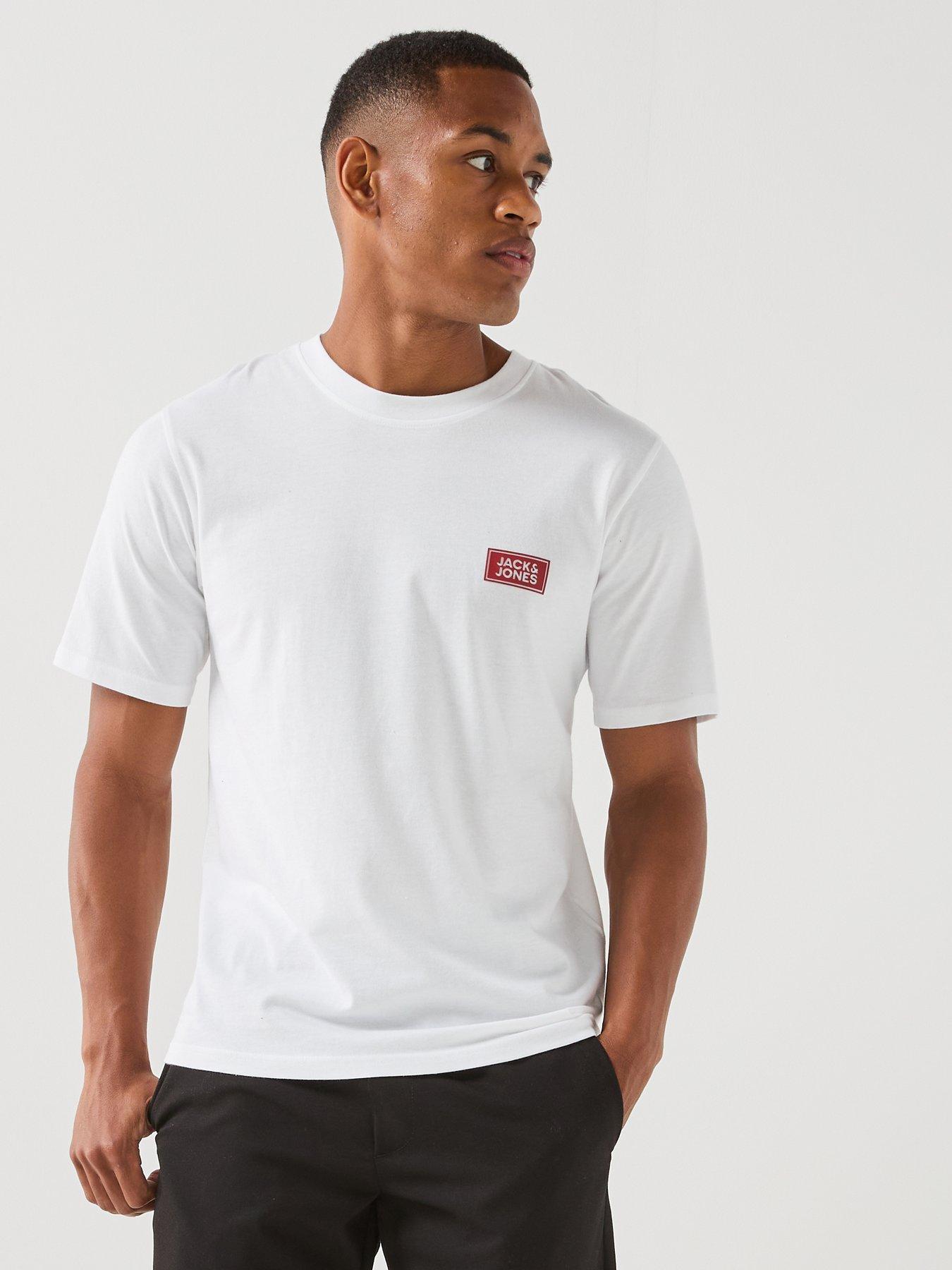 Image 5 of 5 of Jack & Jones Rush T-Shirt - White