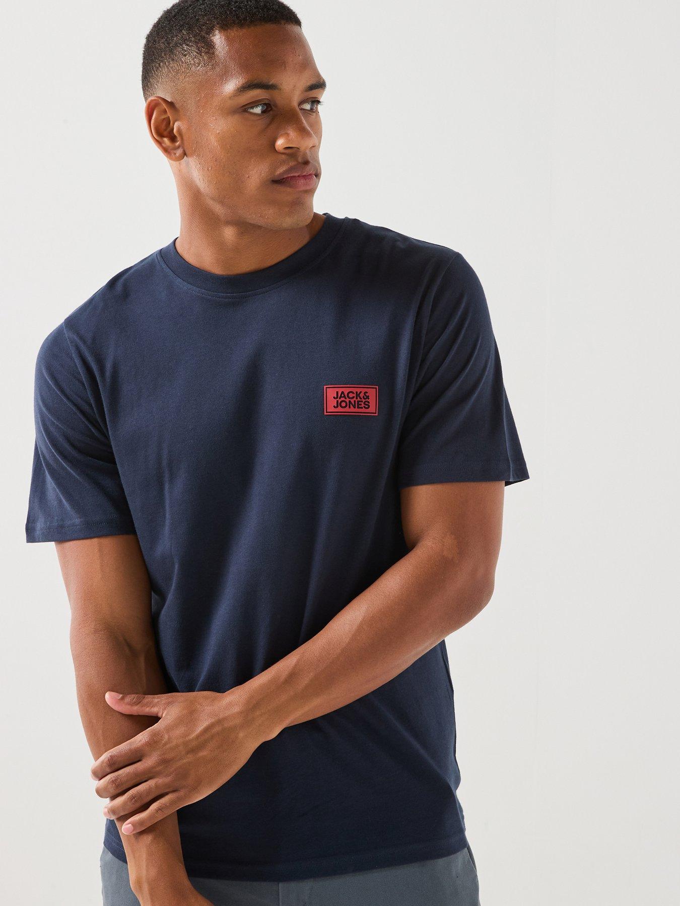 Image 1 of 6 of Jack & Jones Rush T-Shirt - Navy