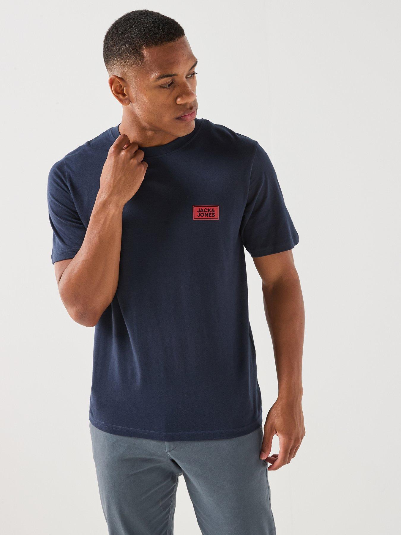 Image 4 of 6 of Jack & Jones Rush T-Shirt - Navy