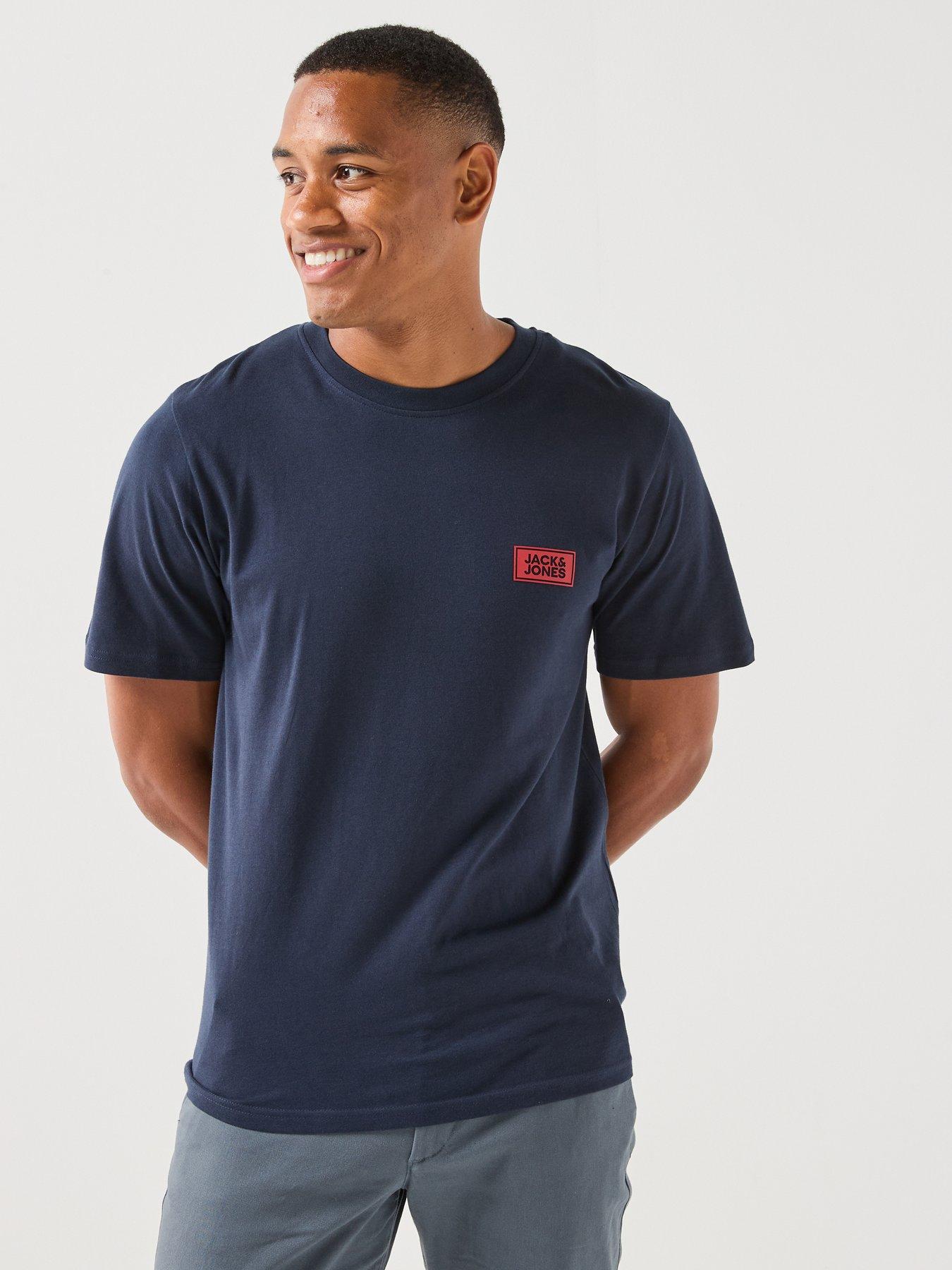 Image 6 of 6 of Jack & Jones Rush T-Shirt - Navy