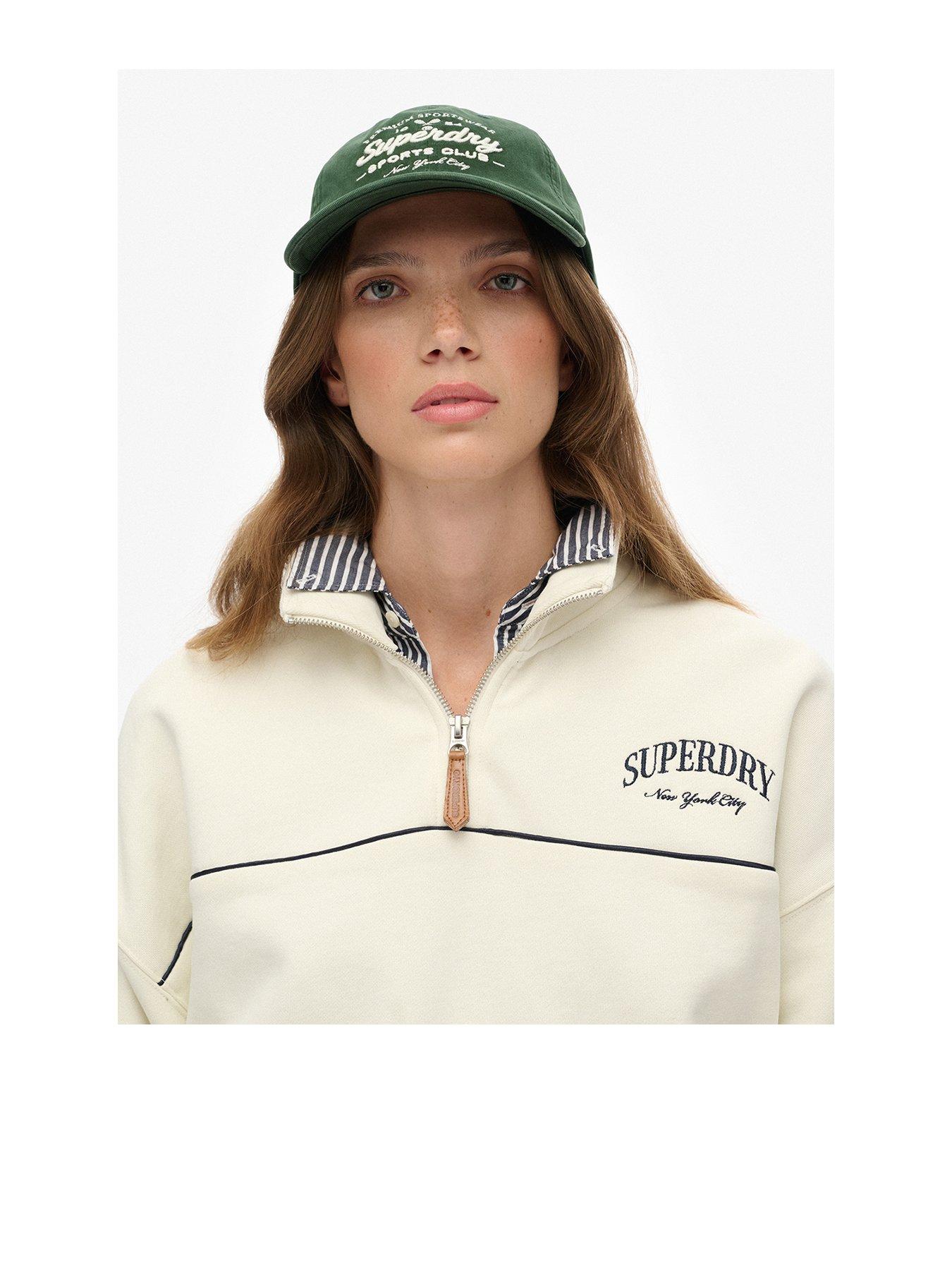 Image 1 of 5 of Superdry Vintage Club Baseball Cap - Green