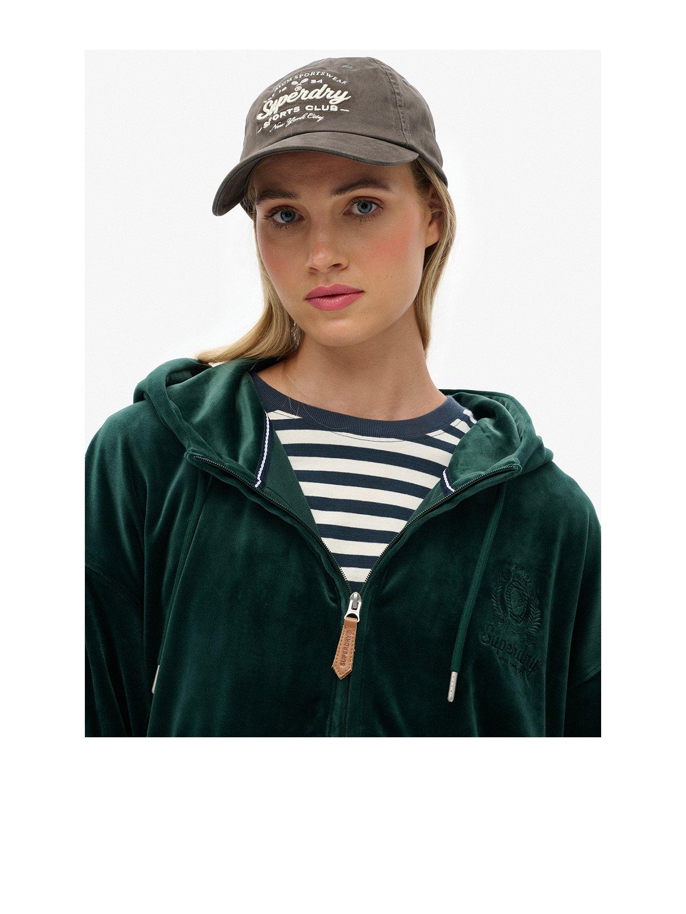 Image 1 of 5 of Superdry Vintage Club Baseball Cap - Black