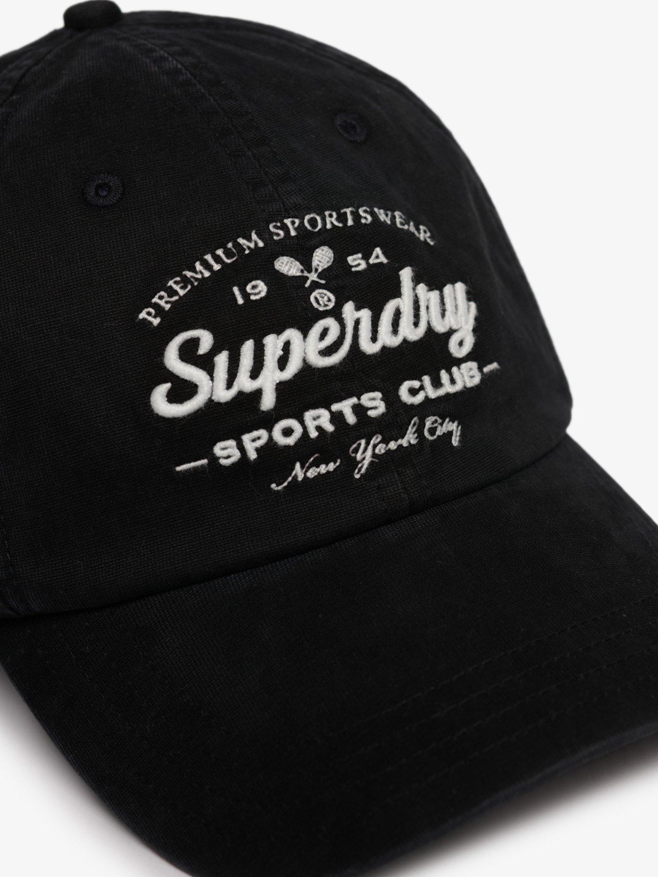 Image 5 of 5 of Superdry Vintage Club Baseball Cap - Black