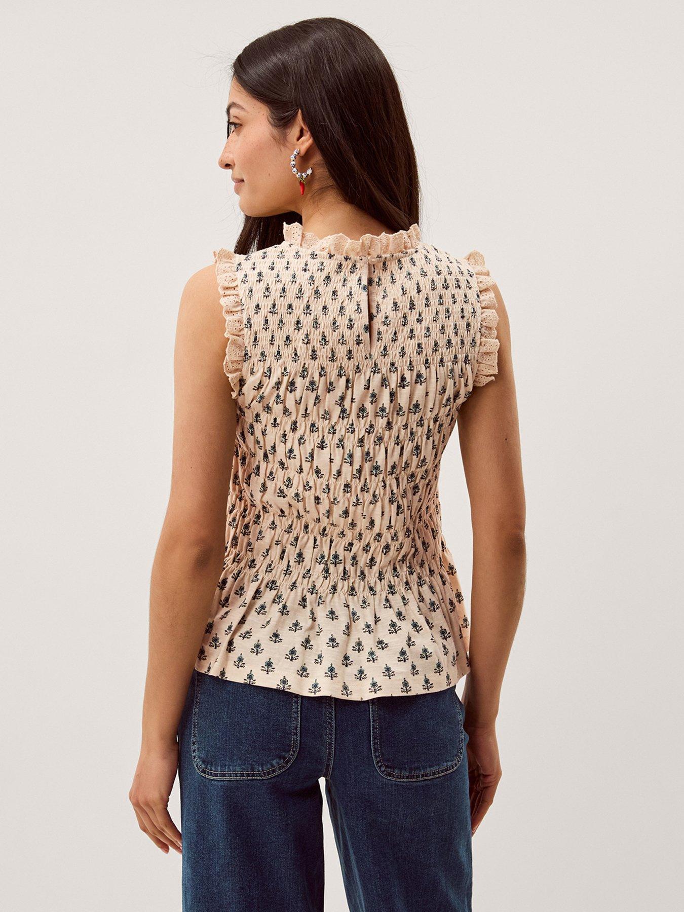 Image 2 of 5 of Monsoon Amaya Print Jersey Top