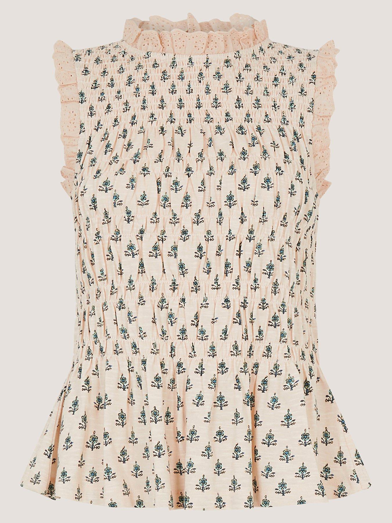Image 5 of 5 of Monsoon Amaya Print Jersey Top