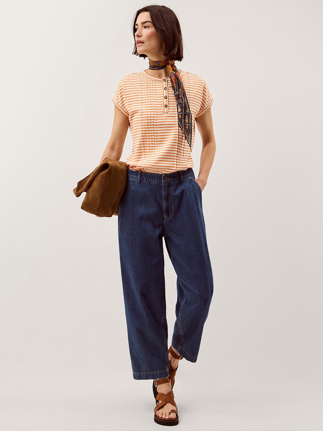 Image 3 of 4 of Monsoon Selena Stripe Tshirt