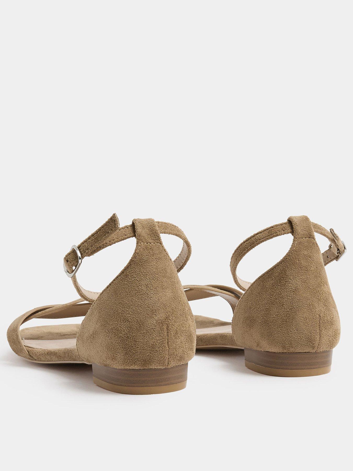 Image 3 of 4 of Yours Twist Front Square Toe Sandals