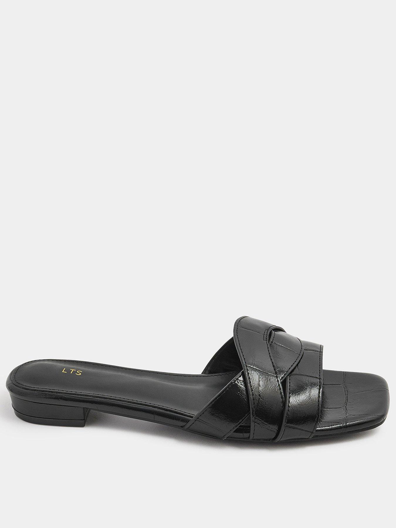 Long Tall Sally Twisted Low Block Mules