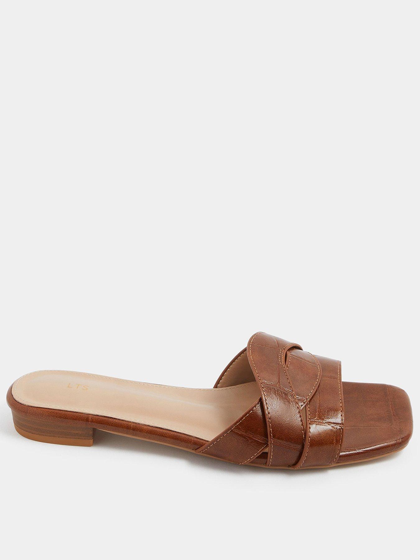 Image 1 of 4 of Long Tall Sally Twisted Low Block Mules
