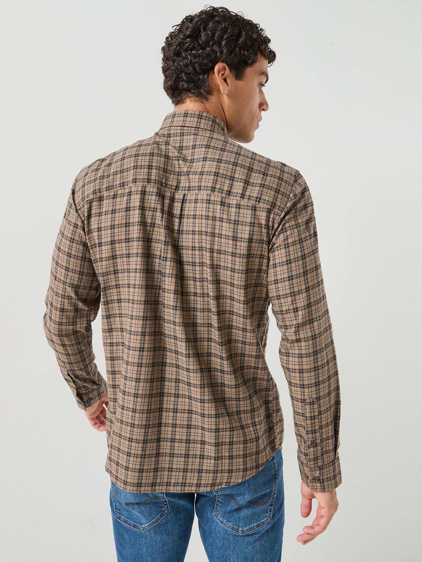 Image 2 of 5 of Jack & Jones Jack &amp; Jones James Flannel Long Sleeve Shirt