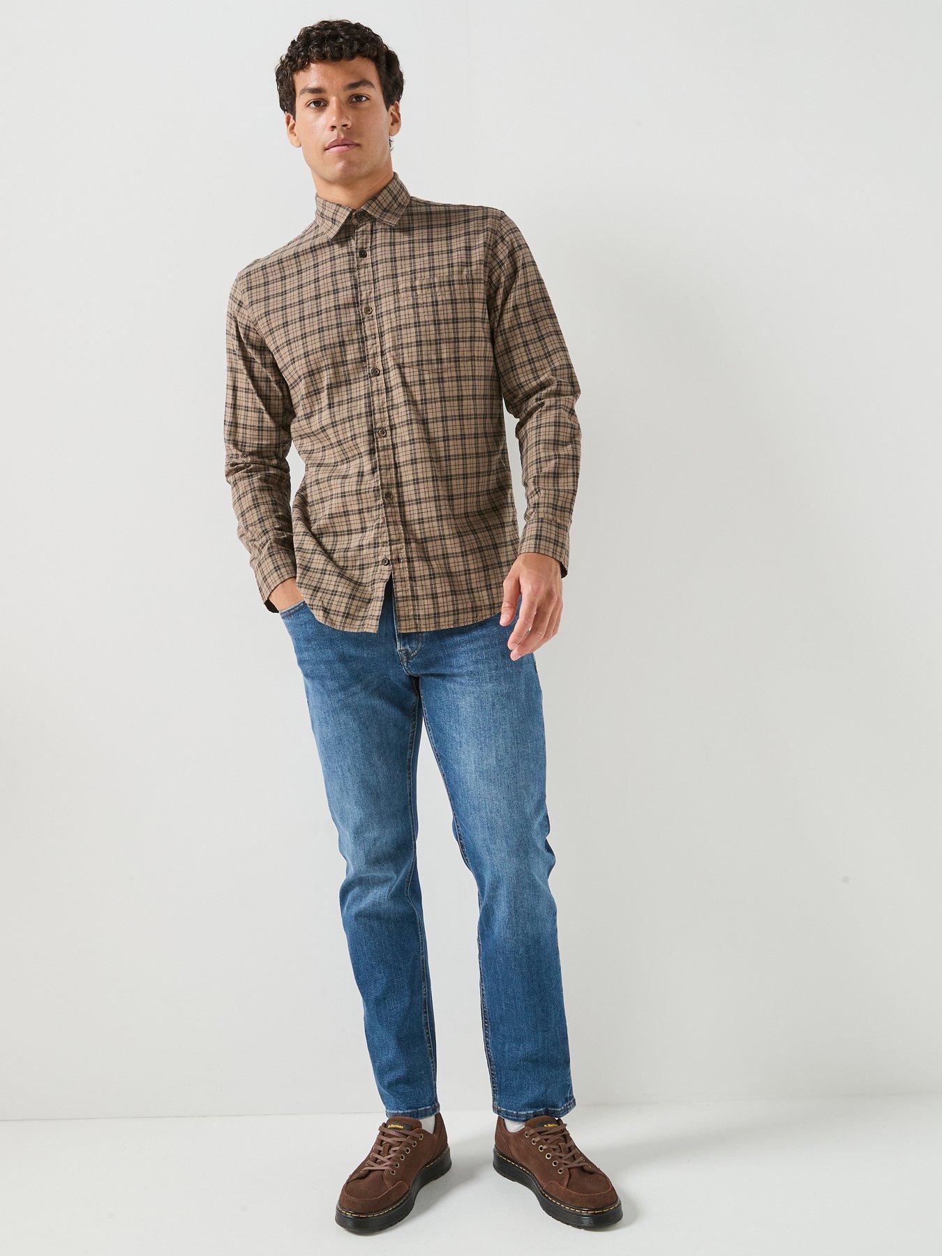 Image 3 of 5 of Jack & Jones Jack &amp; Jones James Flannel Long Sleeve Shirt