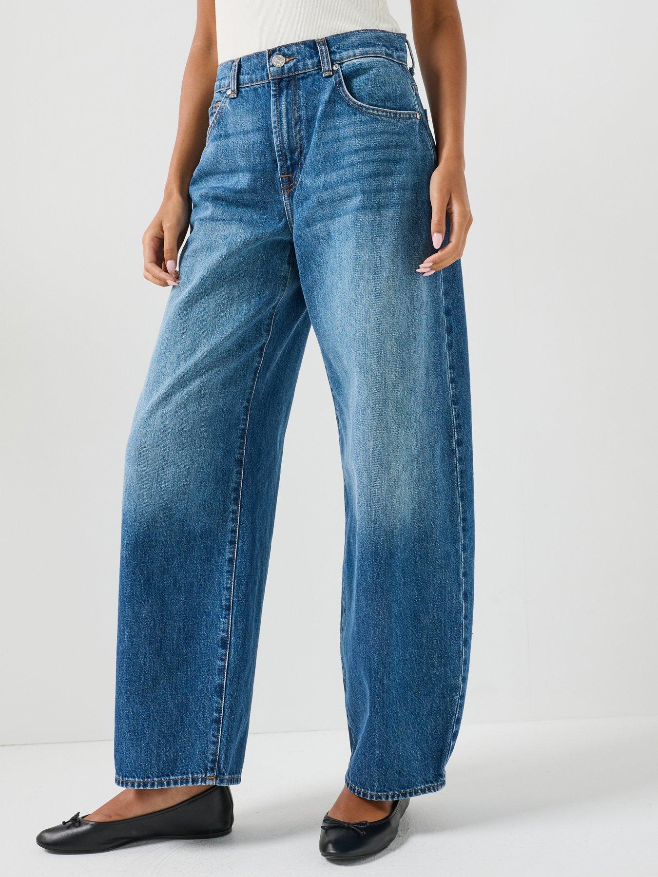 7 FOR ALL MANKIND Bonnie Curvilinear Rigid Jeans