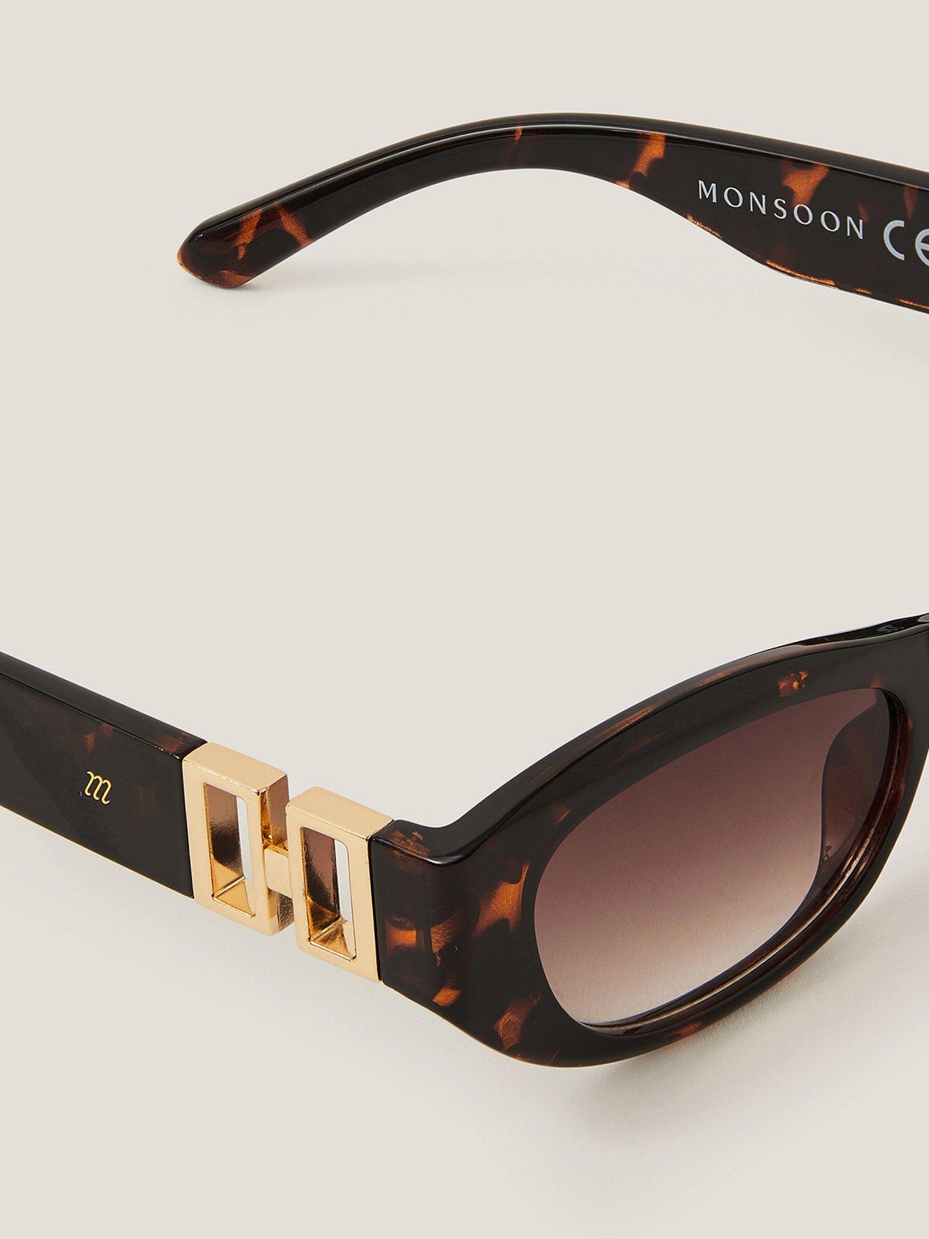 Image 2 of 2 of Monsoon Chunky Oval Sunglasses