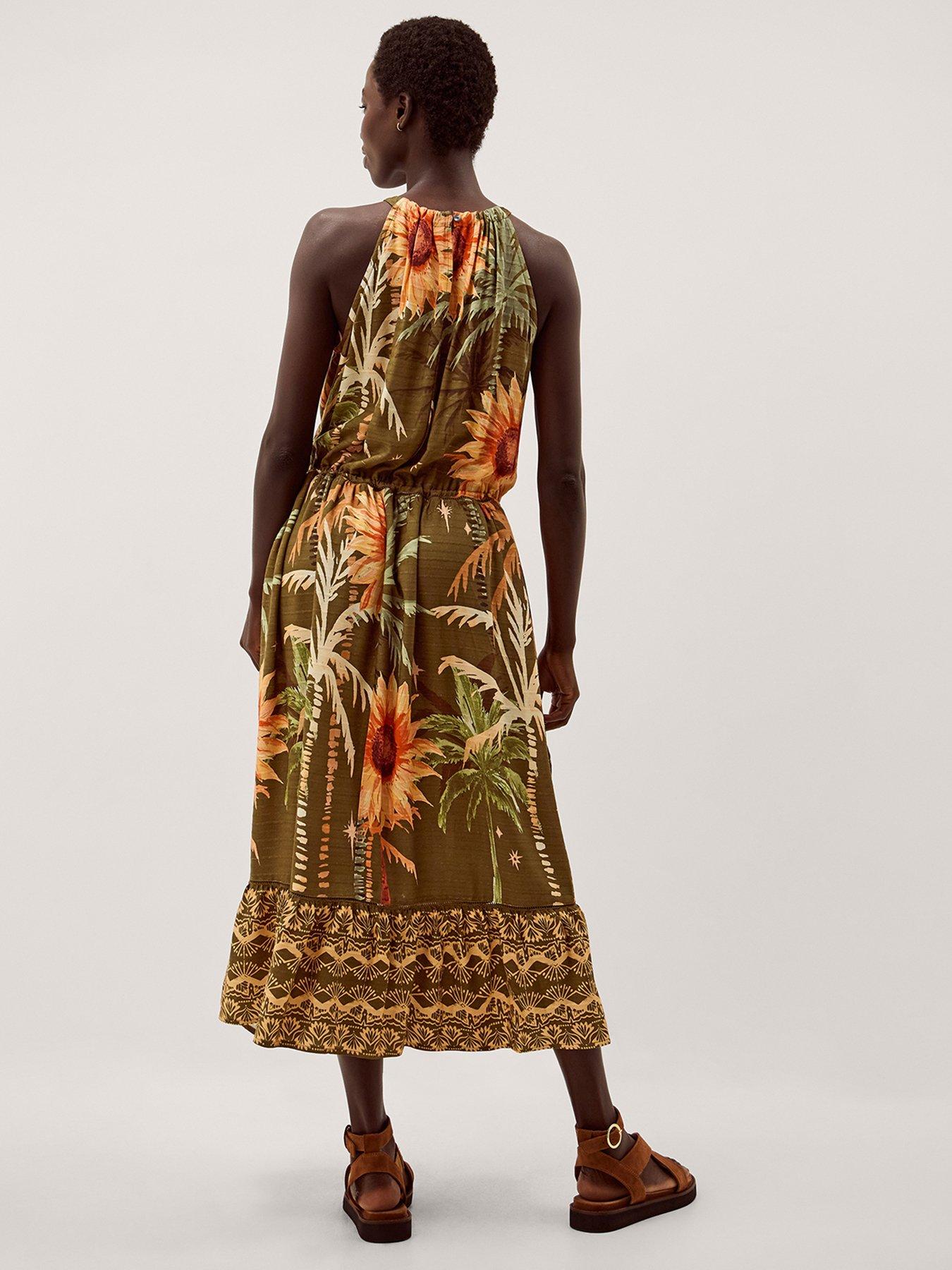 Image 2 of 6 of Monsoon Fallon Print Dress