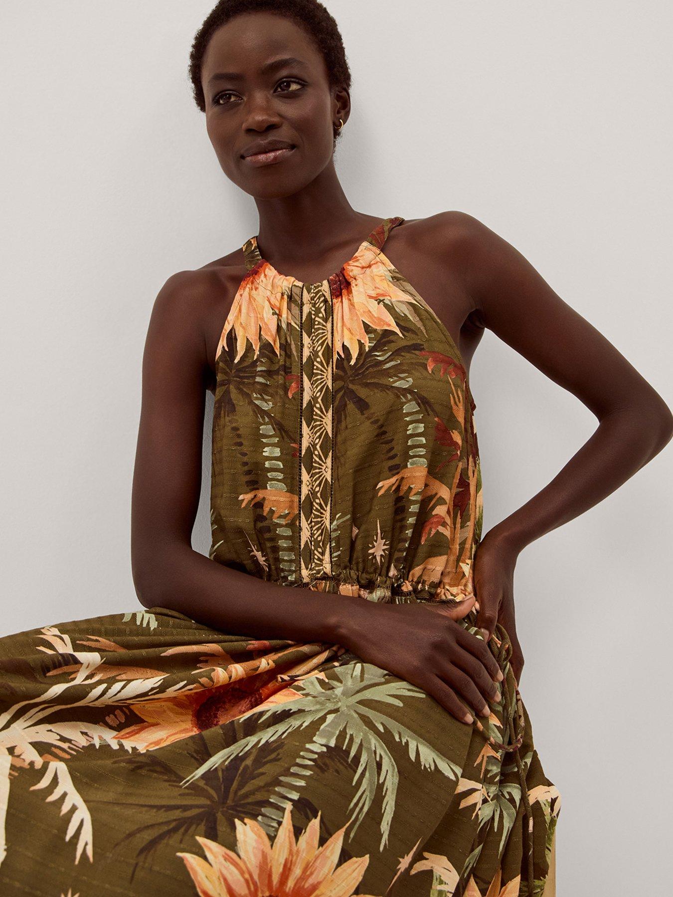 Image 3 of 6 of Monsoon Fallon Print Dress