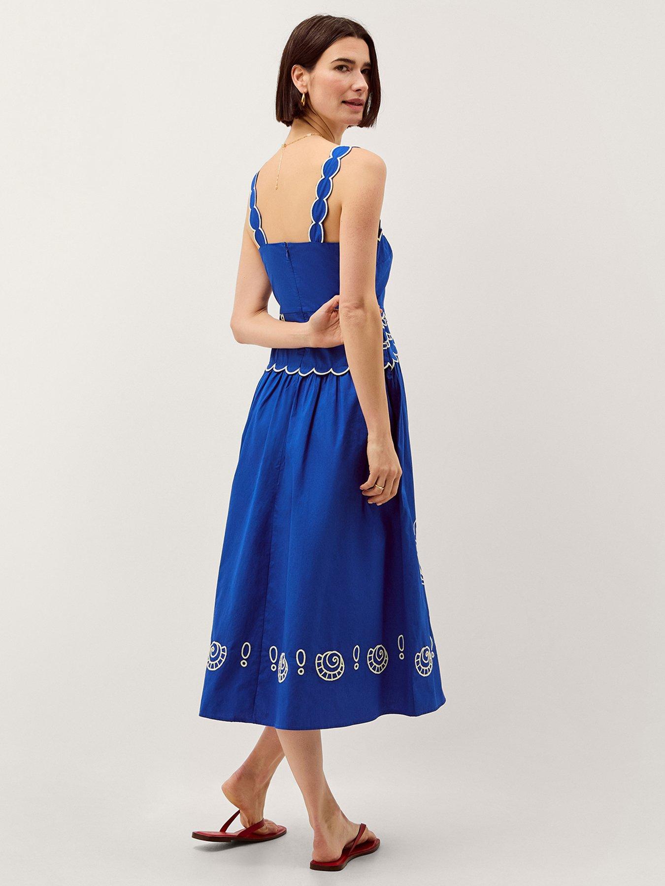 Image 2 of 4 of Monsoon Keira Emb Dress