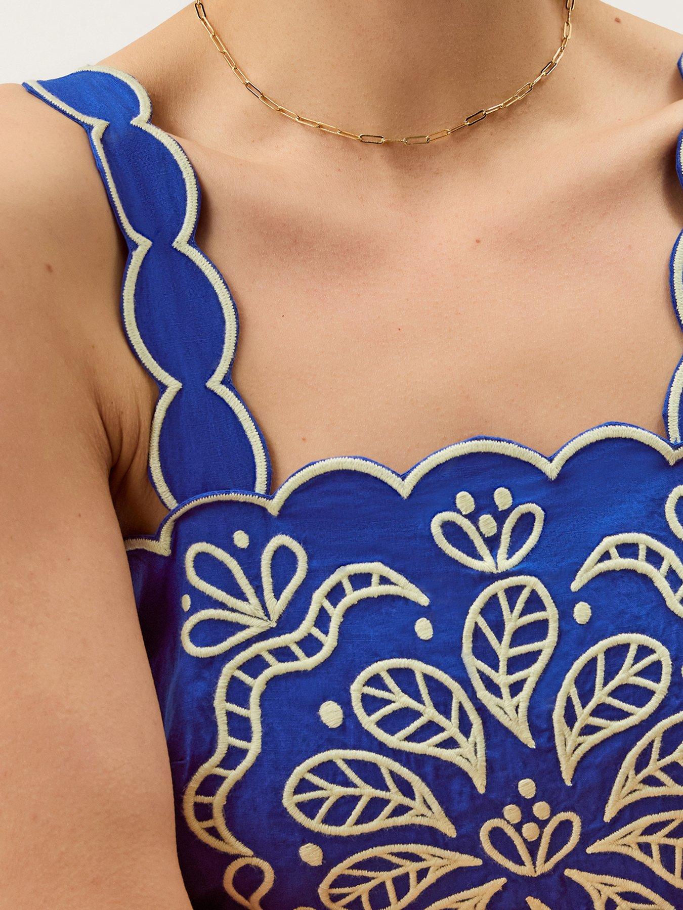 Image 4 of 4 of Monsoon Keira Emb Dress