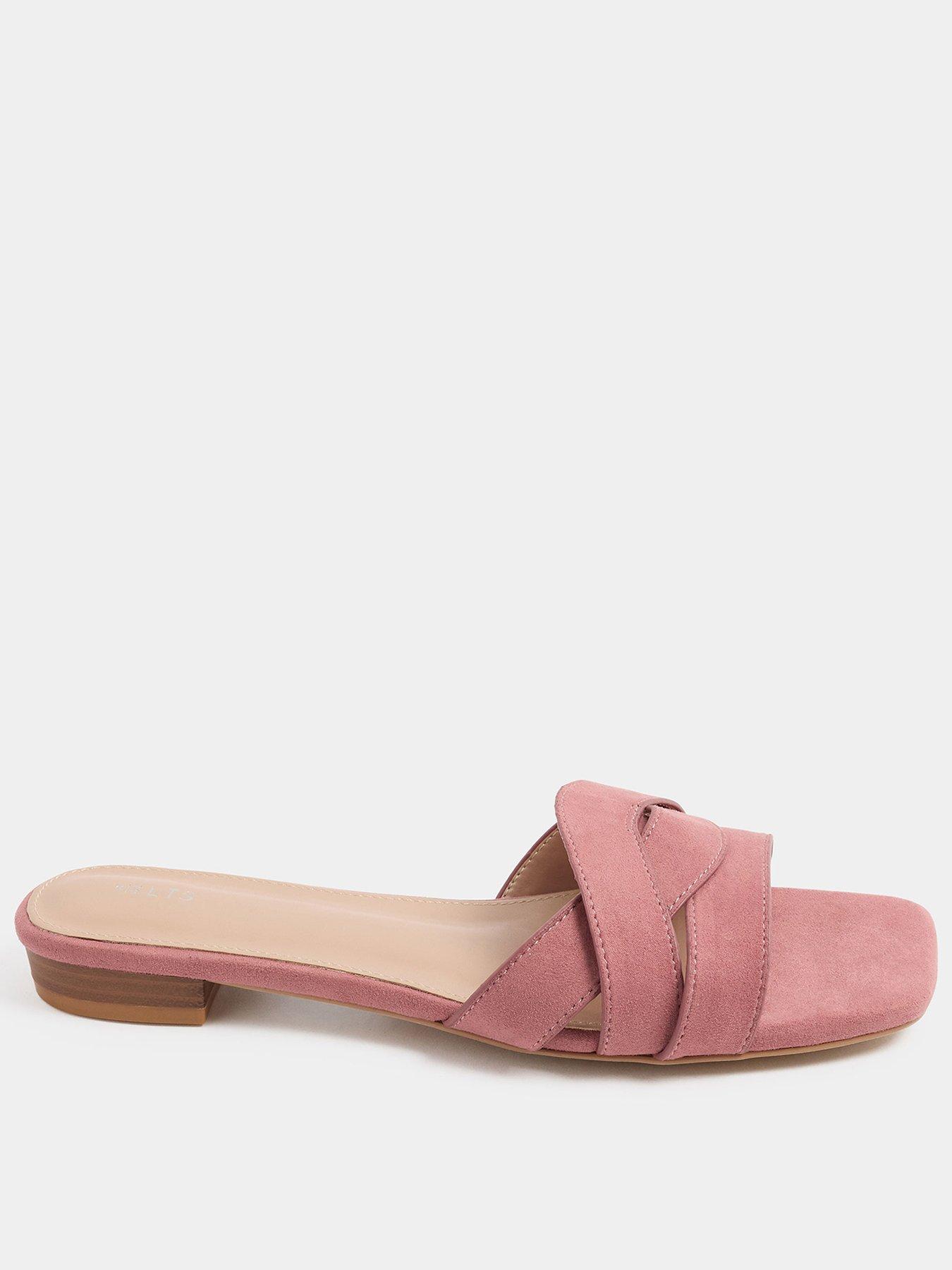 Long Tall Sally Twisted Low Block Mules