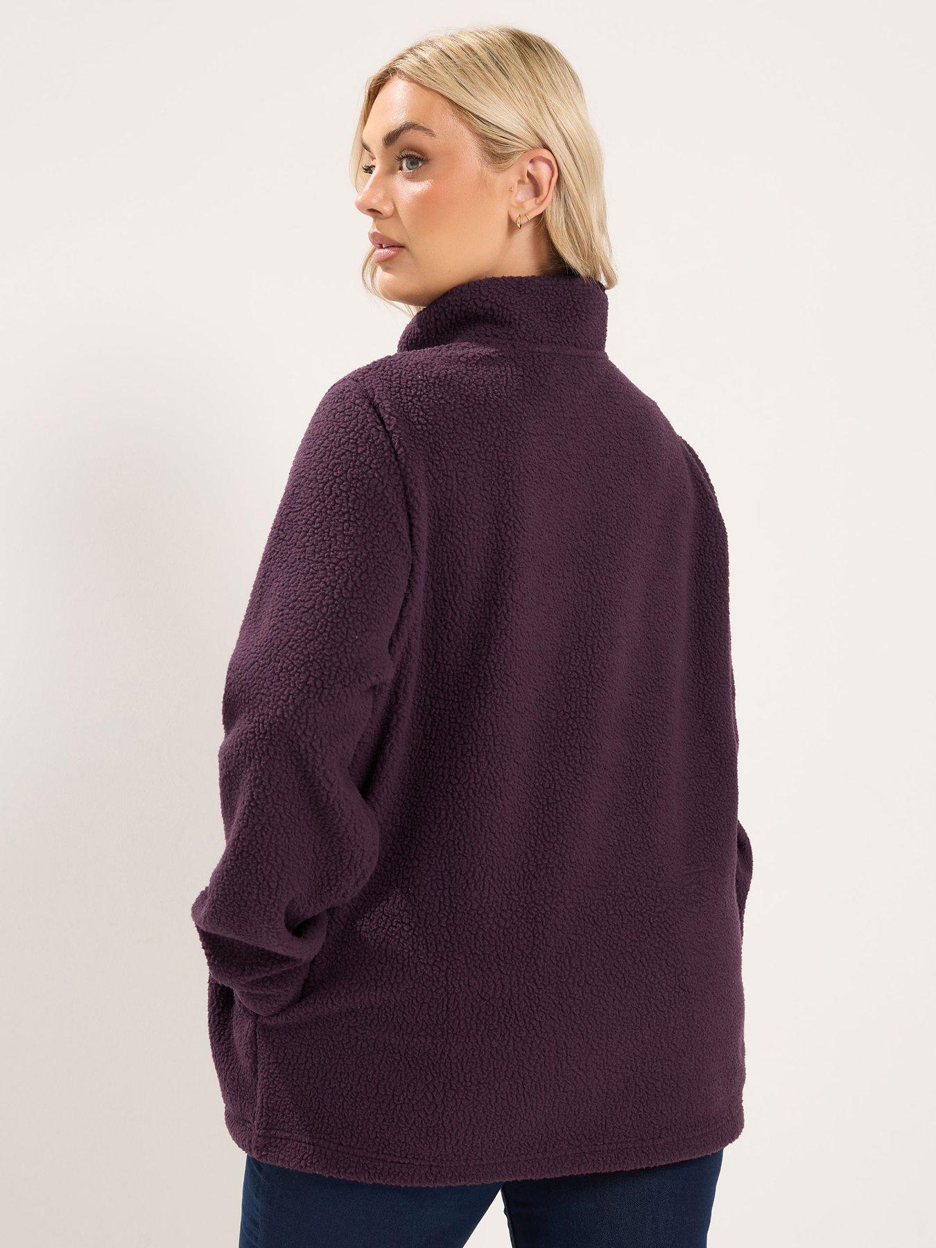 Image 2 of 4 of Yours Curve Half Zip Fleece