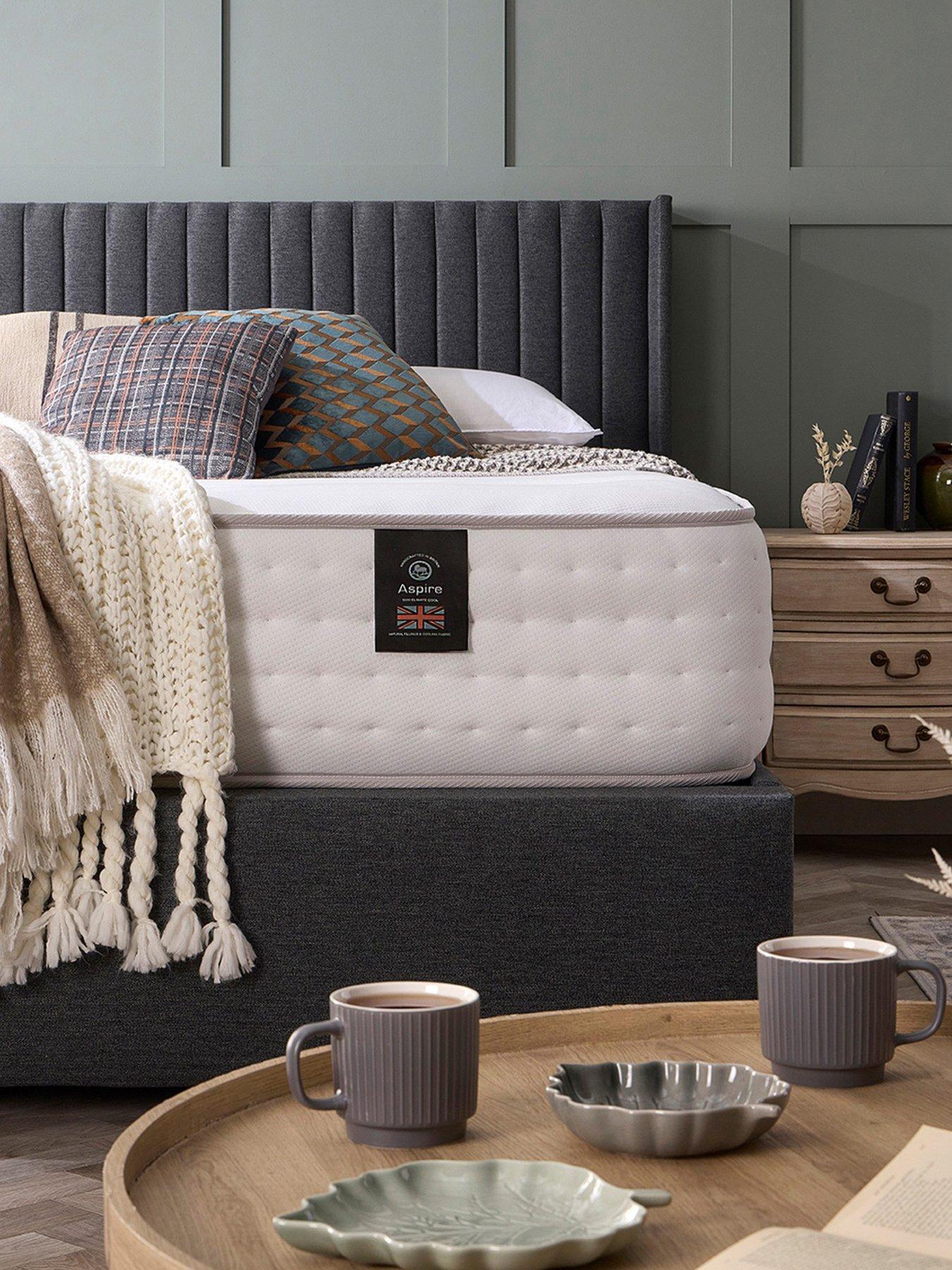 Aspire Dual Sided Cashmere  &  Cotton Pocket Mattress