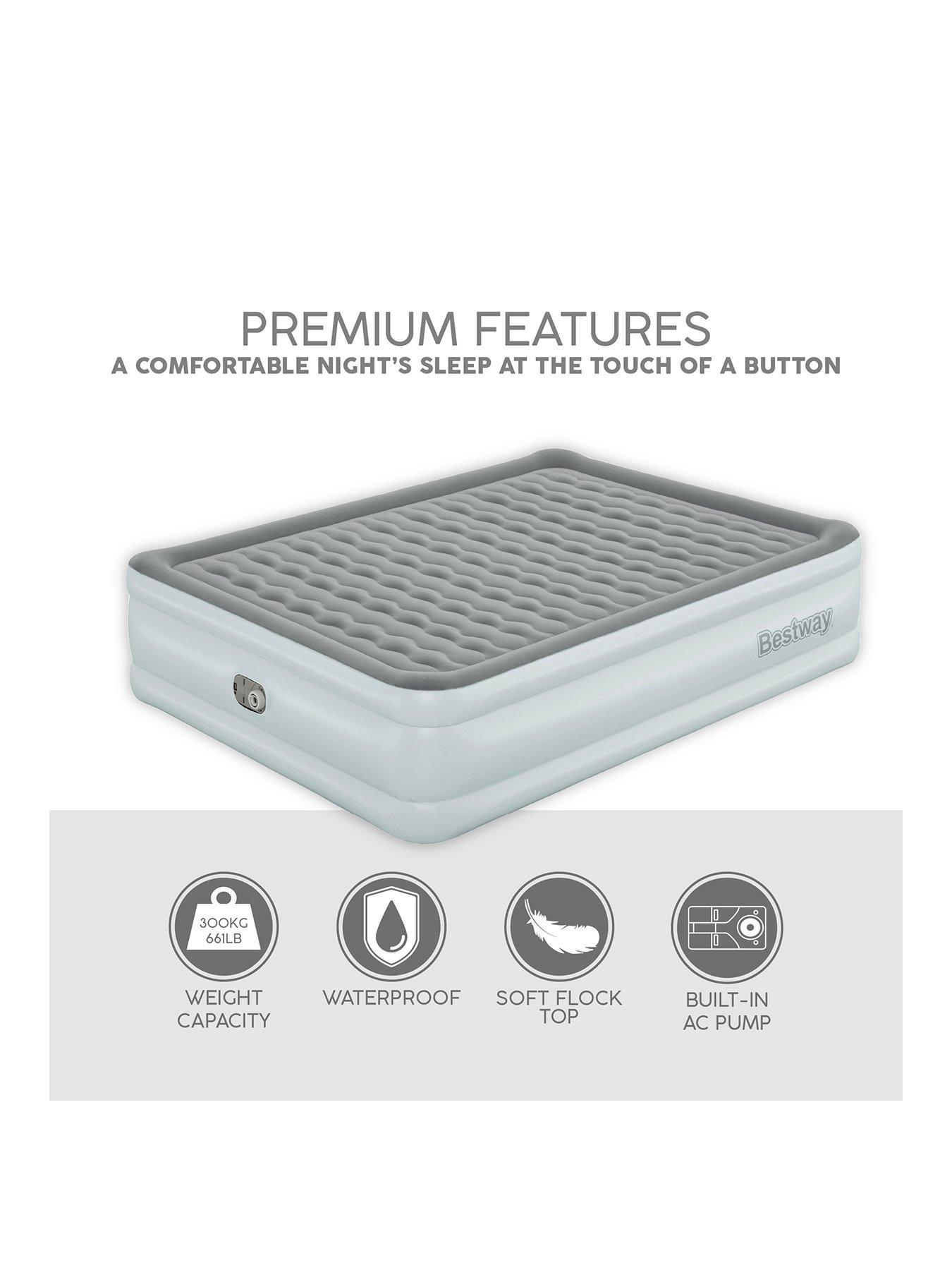 Bestway TriTech King Size Airbed with Built-In Pump