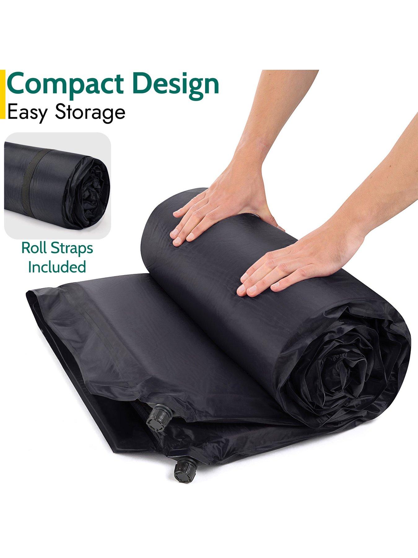 Image 6 of 7 of Trail Double Self-Inflating 2 Person Camping Mat, Black