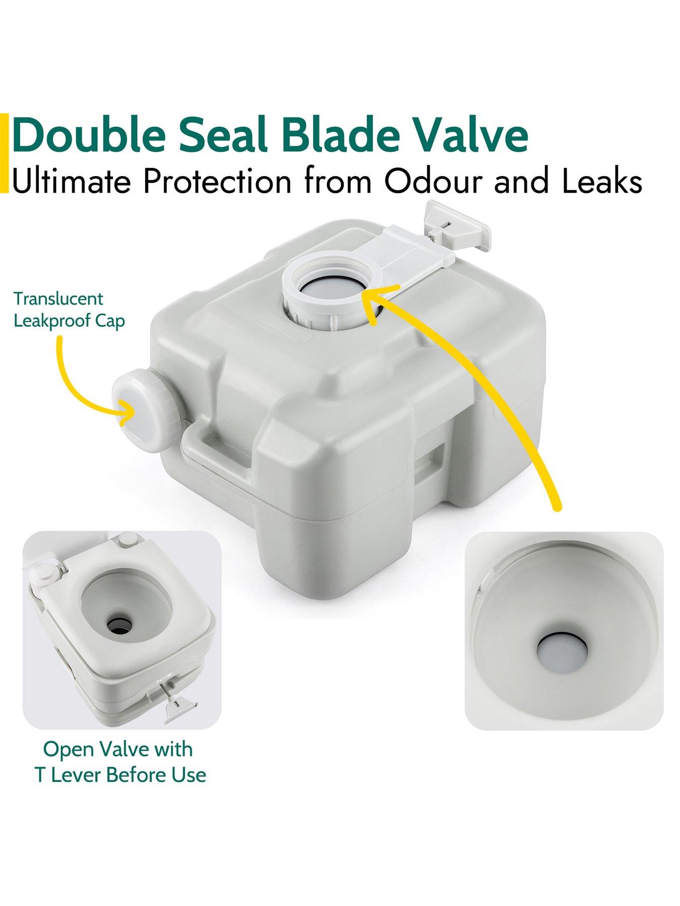 Image 3 of 7 of Trail 20L Portable Camping Toilet - Light Grey