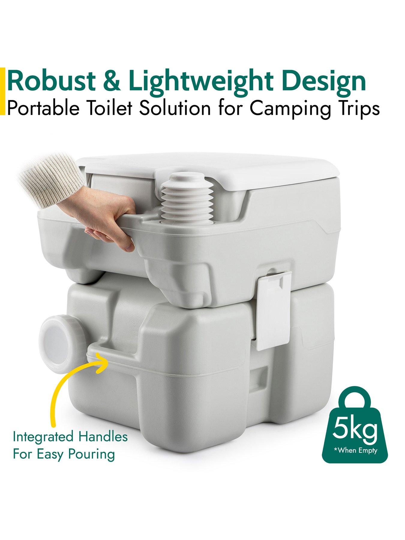 Image 6 of 7 of Trail 20L Portable Camping Toilet - Light Grey