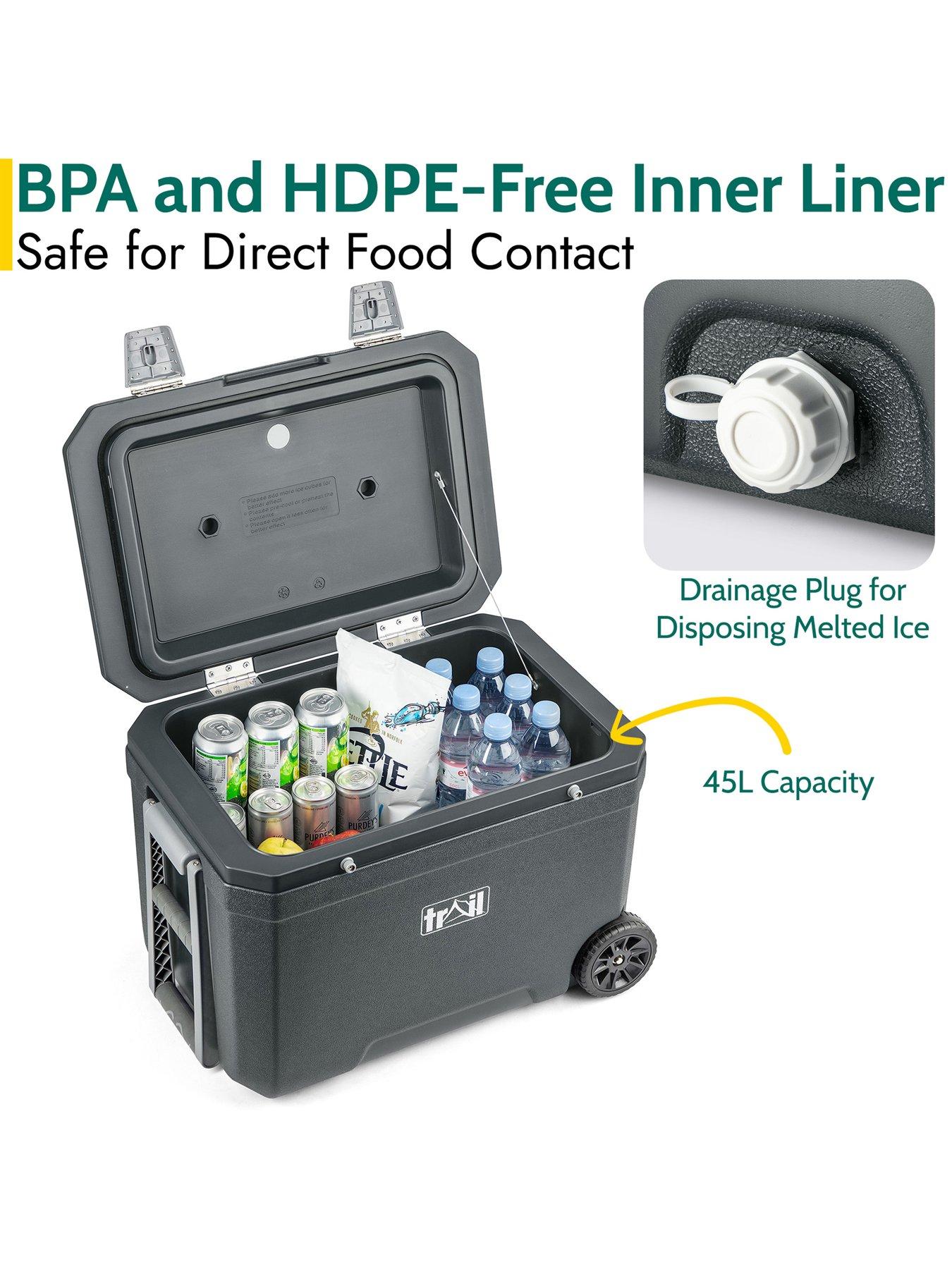 Image 6 of 7 of Trail 45L Wheeled Cool Box - Dark Grey