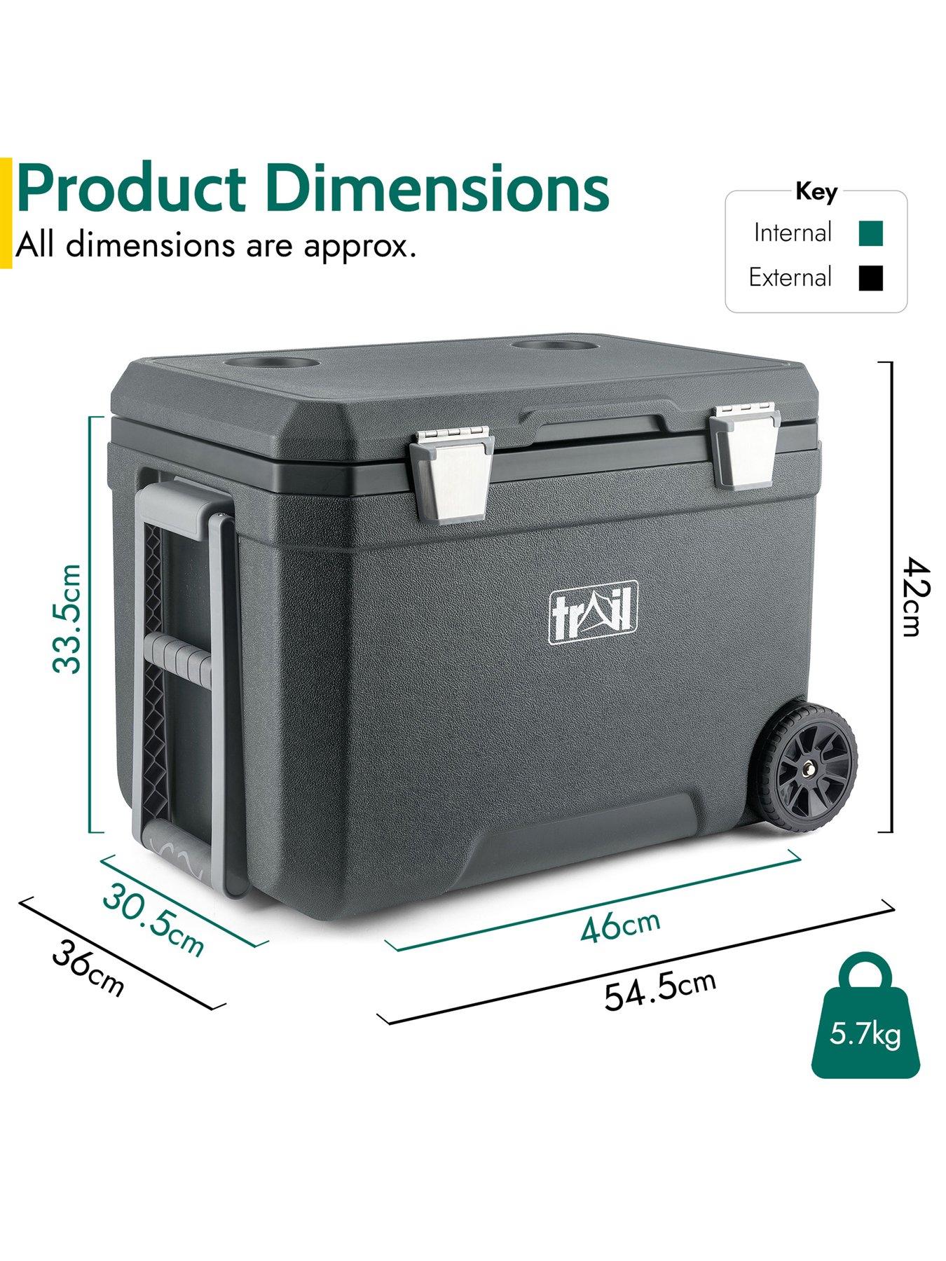 Image 7 of 7 of Trail 45L Wheeled Cool Box - Dark Grey