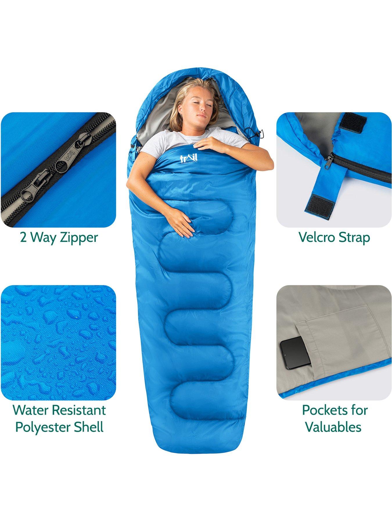 Image 5 of 7 of Trail Mummy Sleeping Bag - 300gsm, Blue