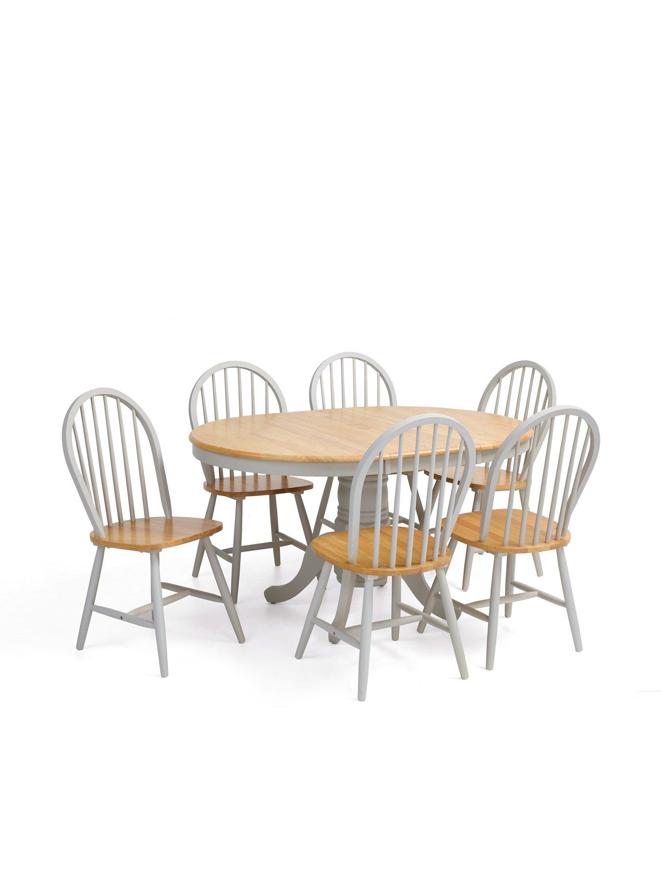 Image 5 of 5 of The Very Collection Kentucky 100cm to&nbsp;138cm Extending Dining Table - Grey