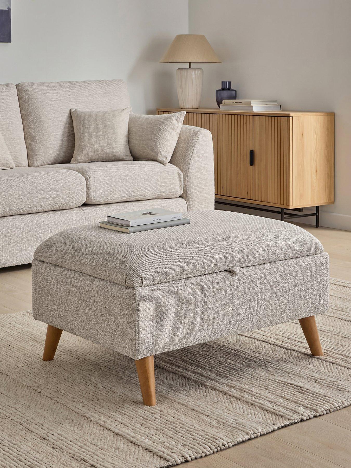 The Very Collection Seren Storage Footstool - Made to Order in the UK