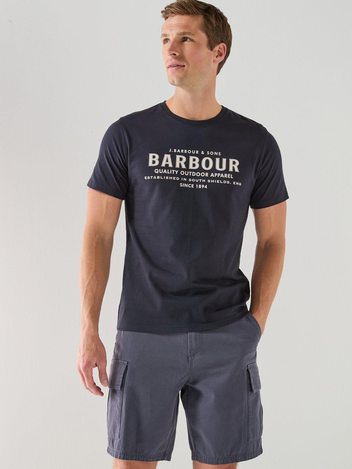 Barbour Relaxed Fit Wetheral Cargo Shorts - Navy