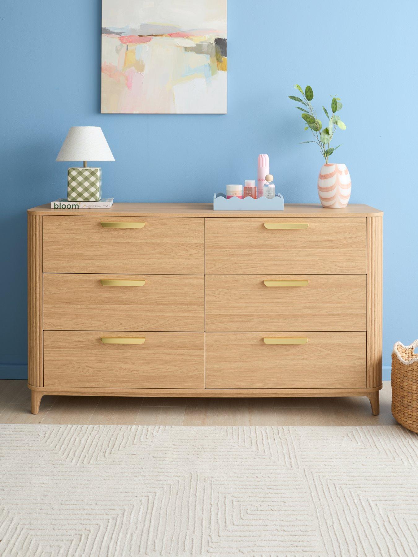 The Very Collection Carina 3 + 3 Drawer Chest - Oak - FSC® Certified