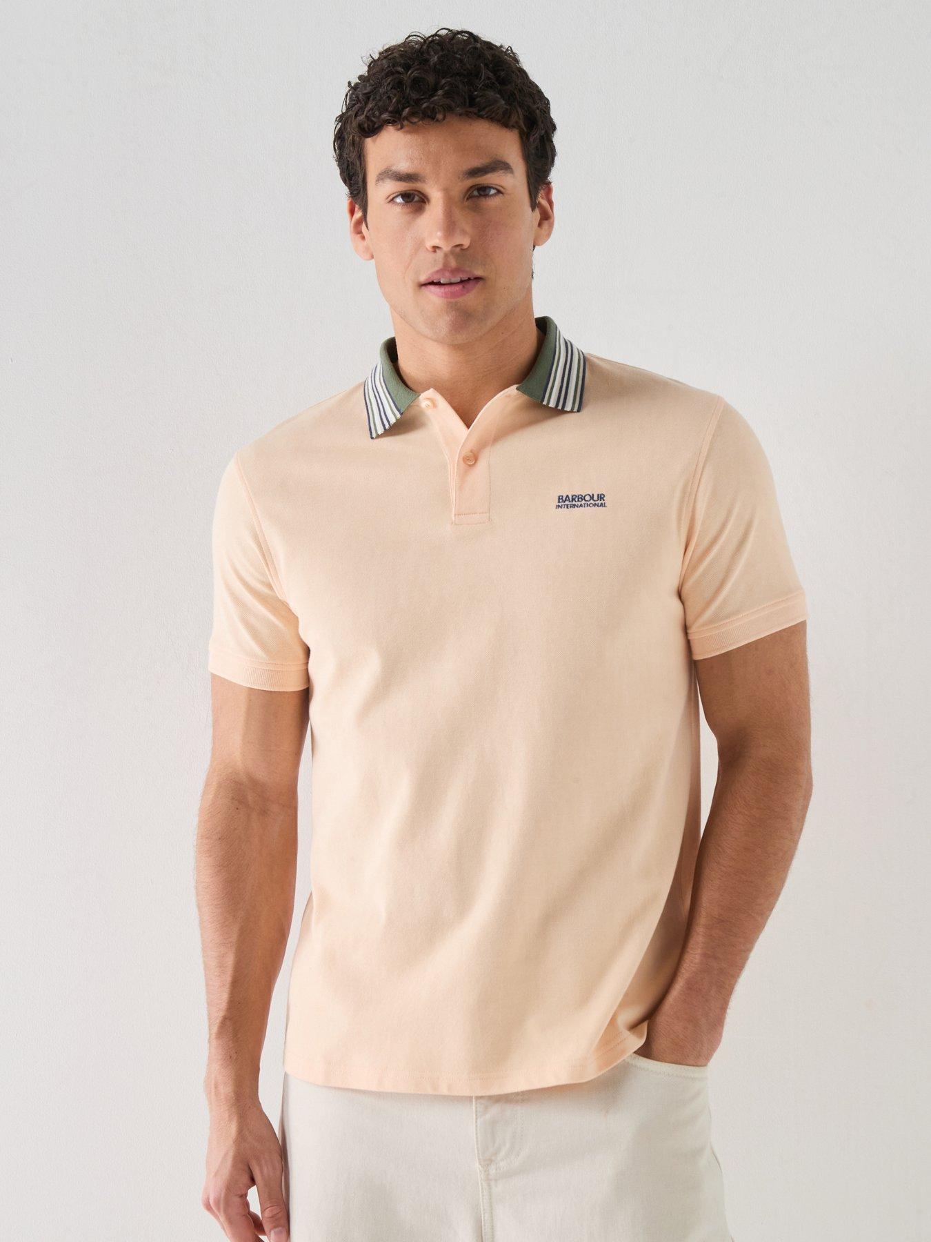 Barbour International Neville Tipped Polo Shirt - Light Orange