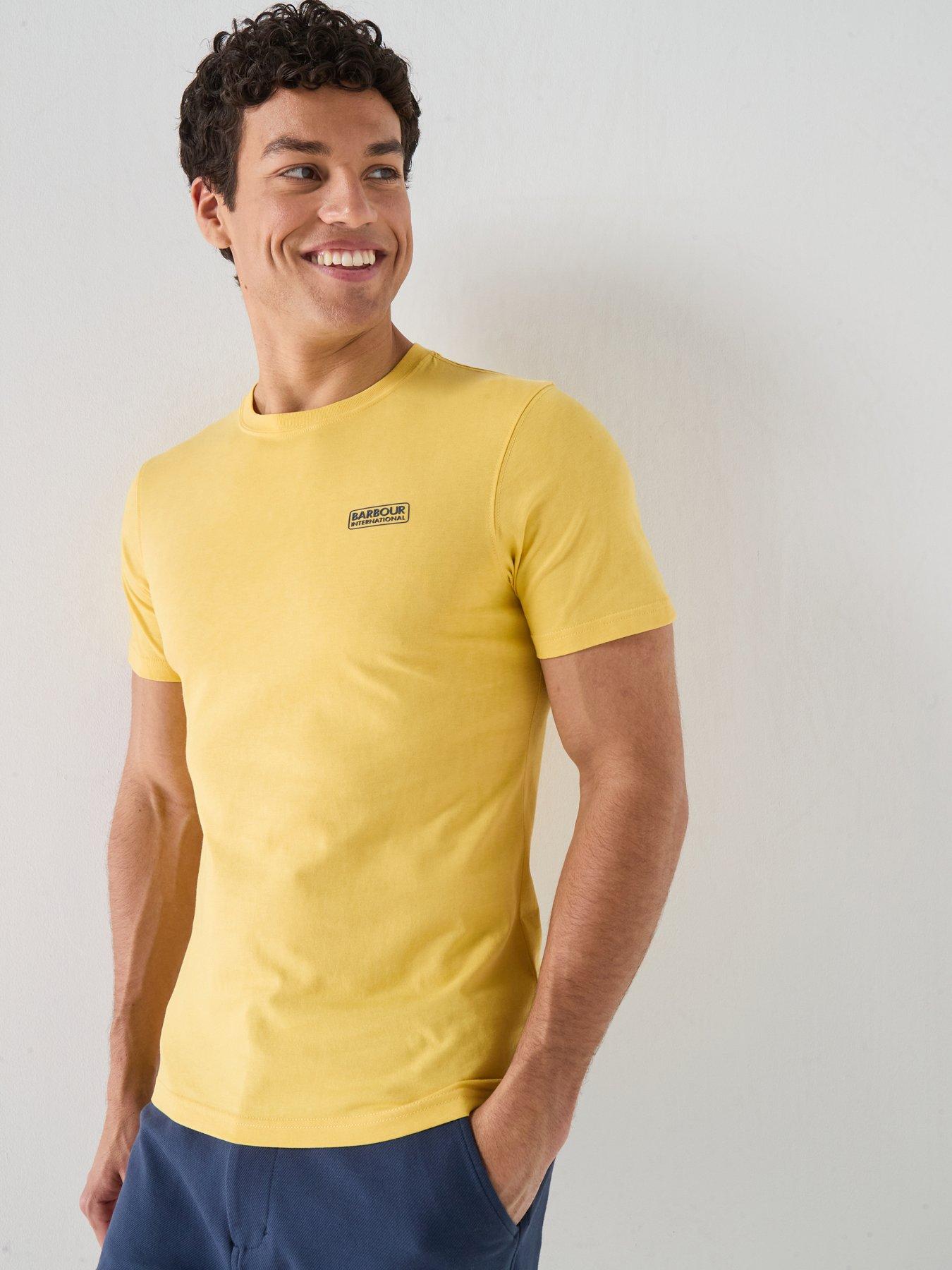 Barbour International Small Logo T-Shirt - Yellow