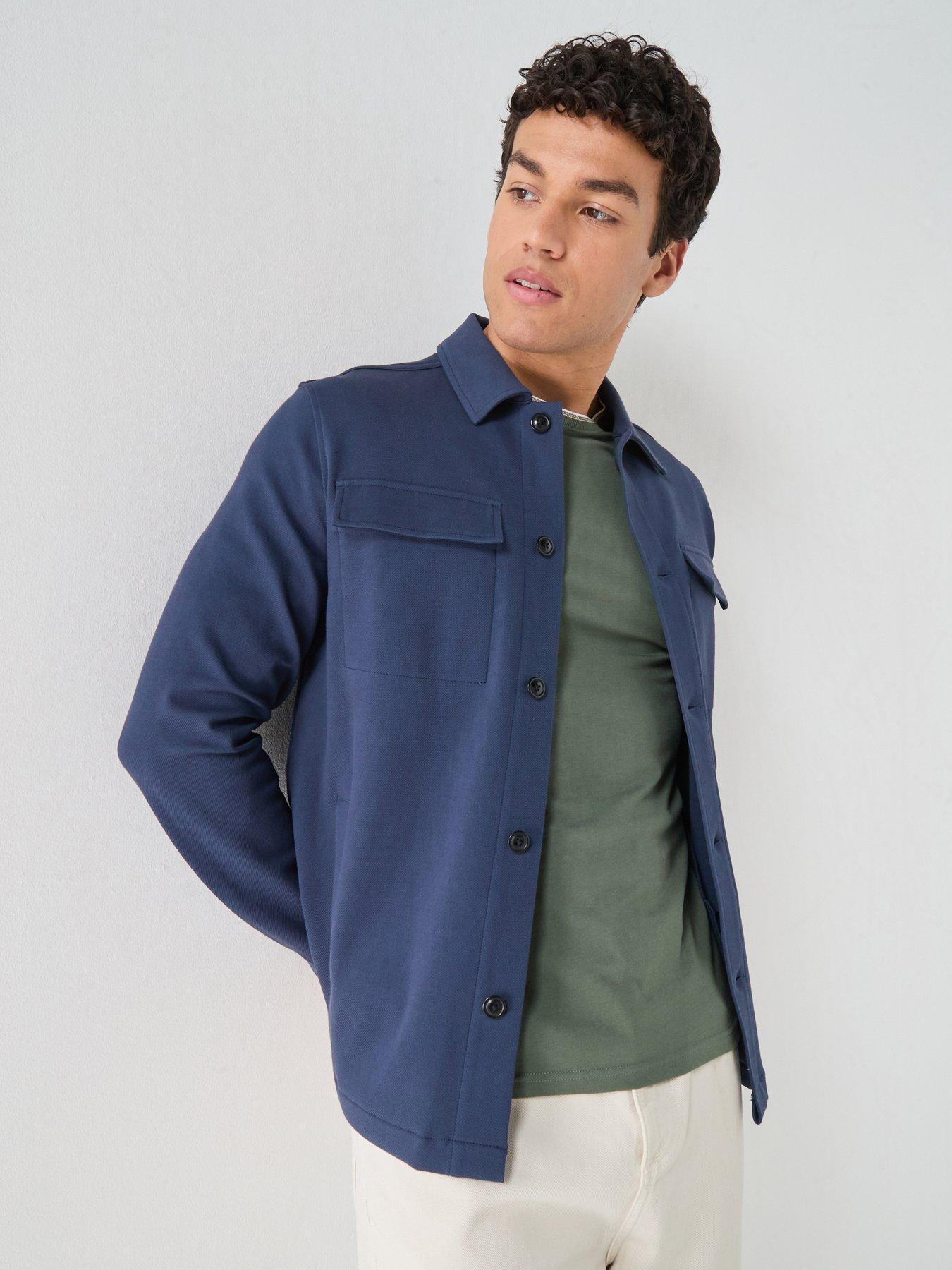 Barbour International Esh Twill Overshirt - Navy