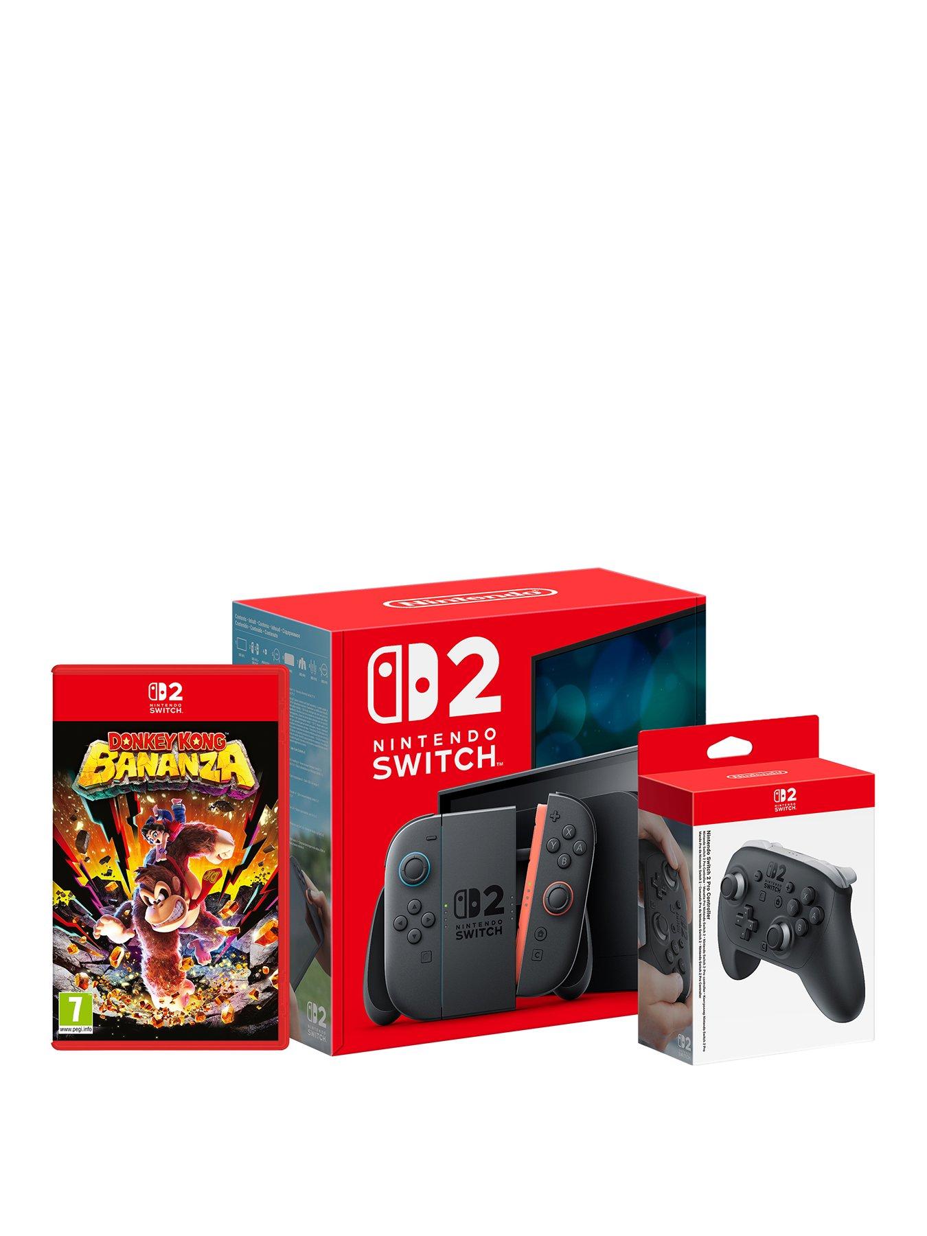 Nintendo with Donkey Kong Bonanza  &   Pro Controller