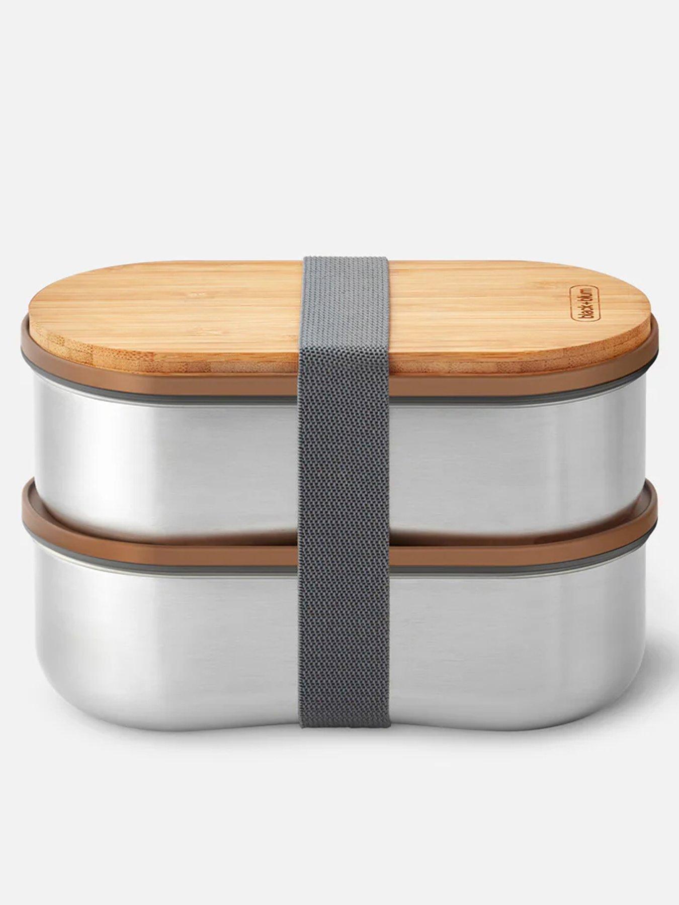 Black+Blum Stainless Steel Bento Box 1l - Slate