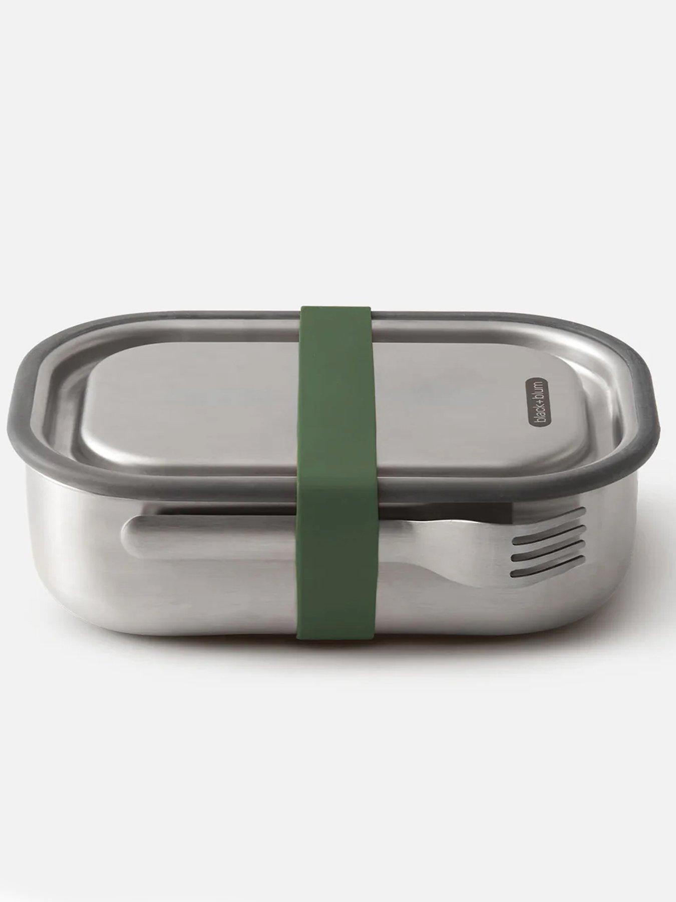 Black+Blum Stainless Steel Lunch Box 600ml - Olive