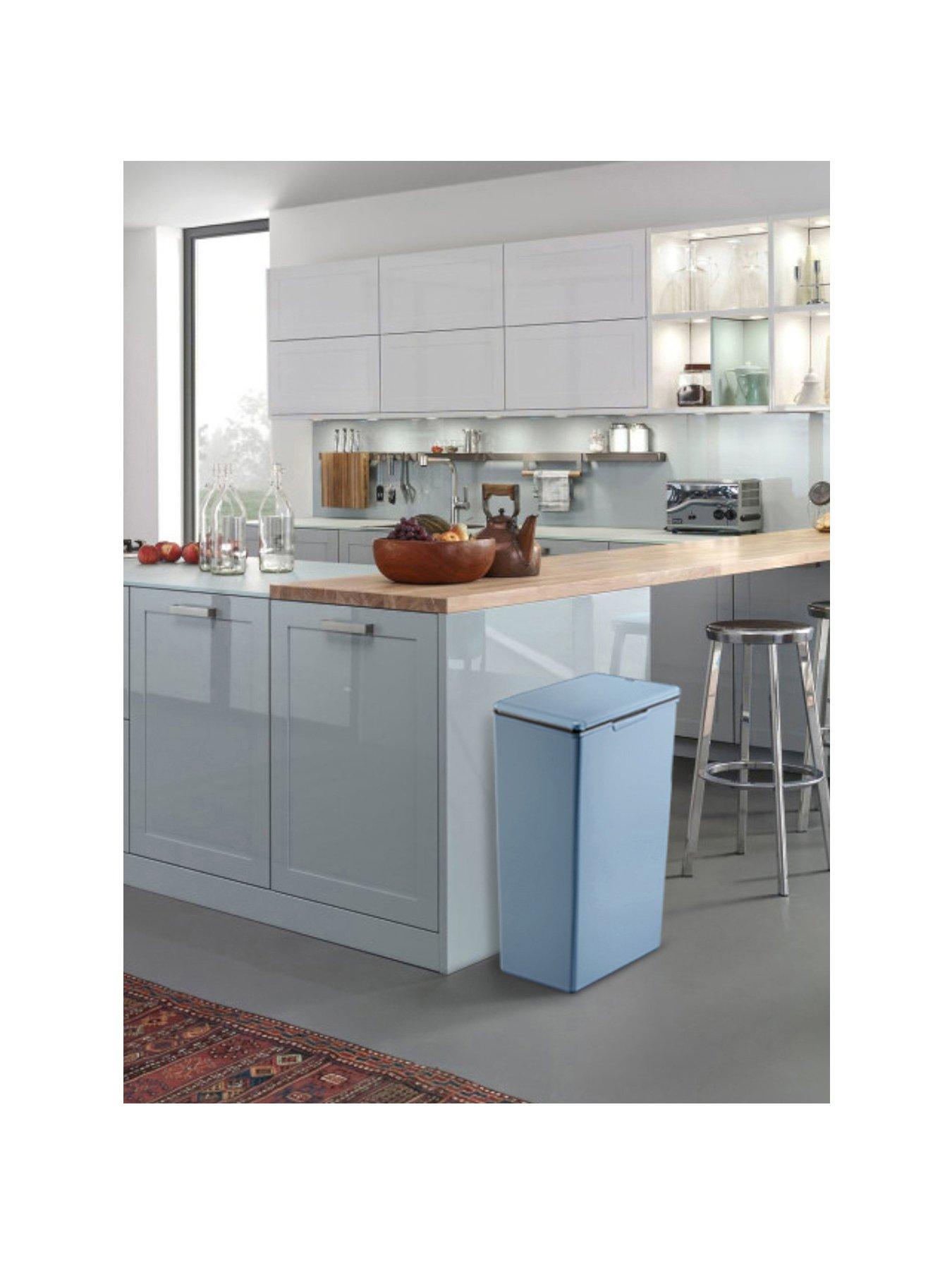 Image 2 of 5 of Eko Eko Morandi Touch Bin 40l - Titanium Blue