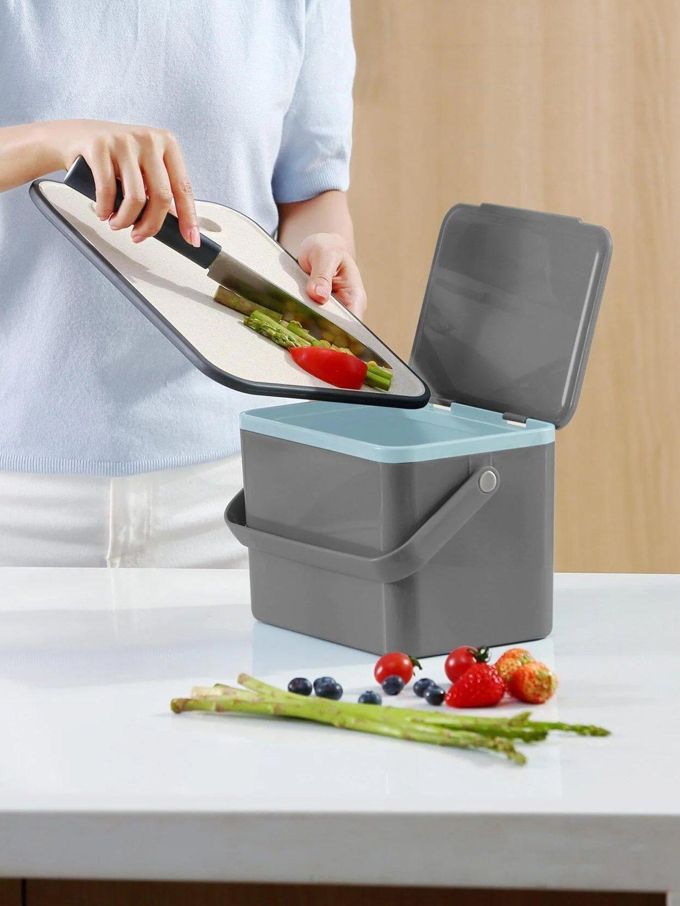 EKO Deco Caddy Compost Bin 4l - Grey