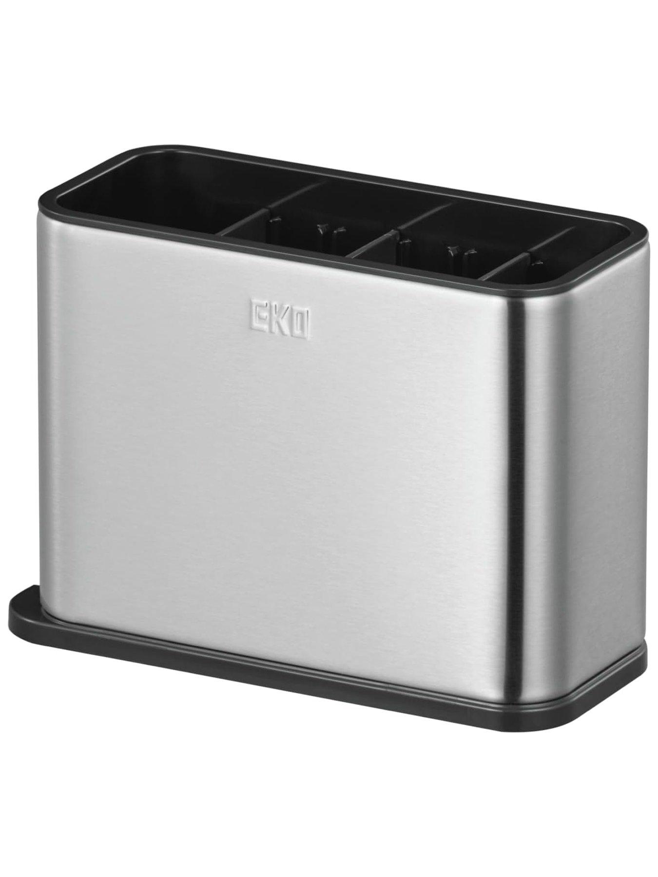 Eko Eko Stainless Steel Utensil Holder - Silver
